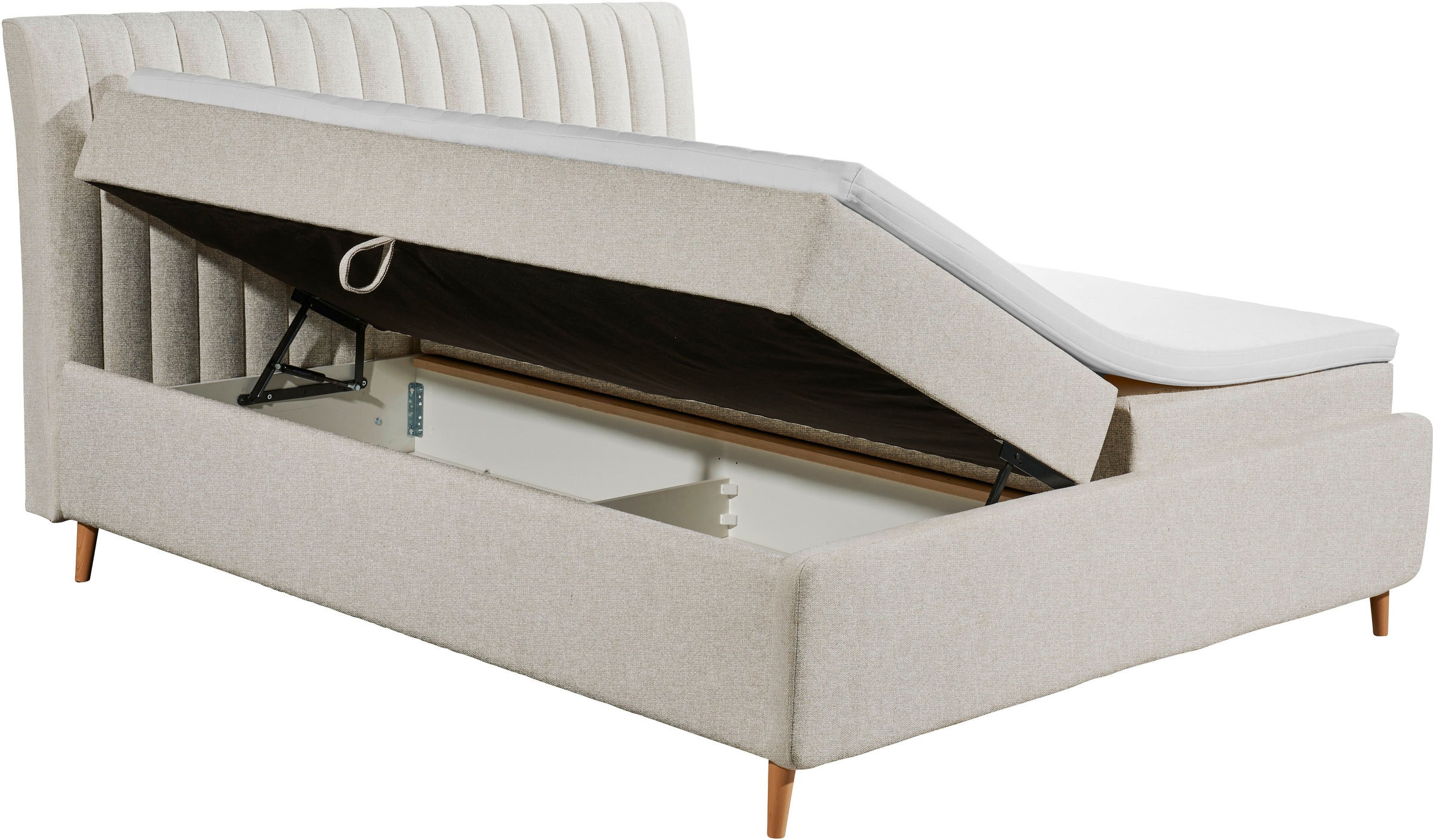 ED EXCITING DESIGN Boxbett »Akron«, mit Bettkasten, erhältlich in verschiedenen Breiten & Farben