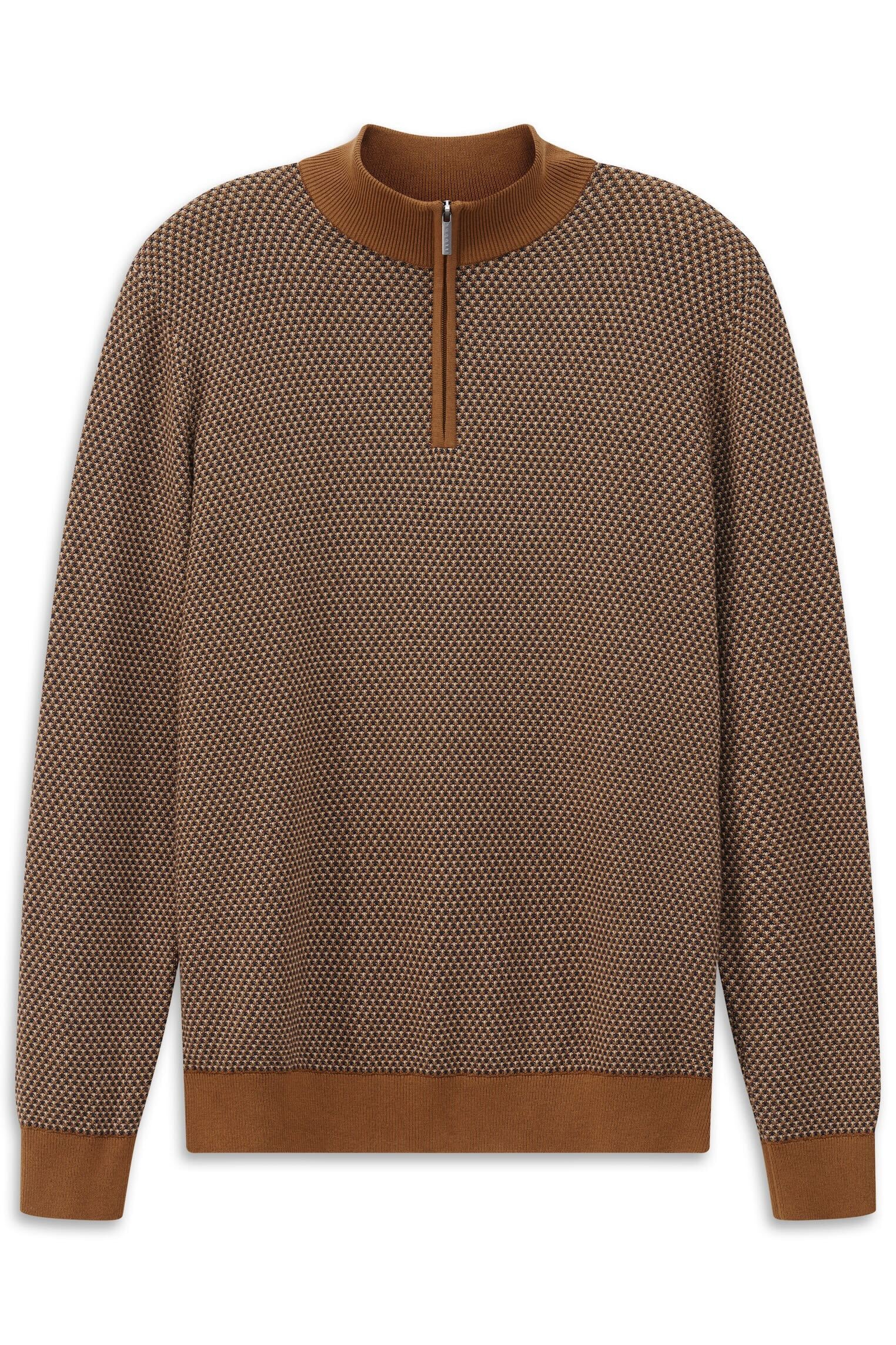 bugatti Troyer "Regular Fit" mit drei-farbiger Struktur günstig online kaufen