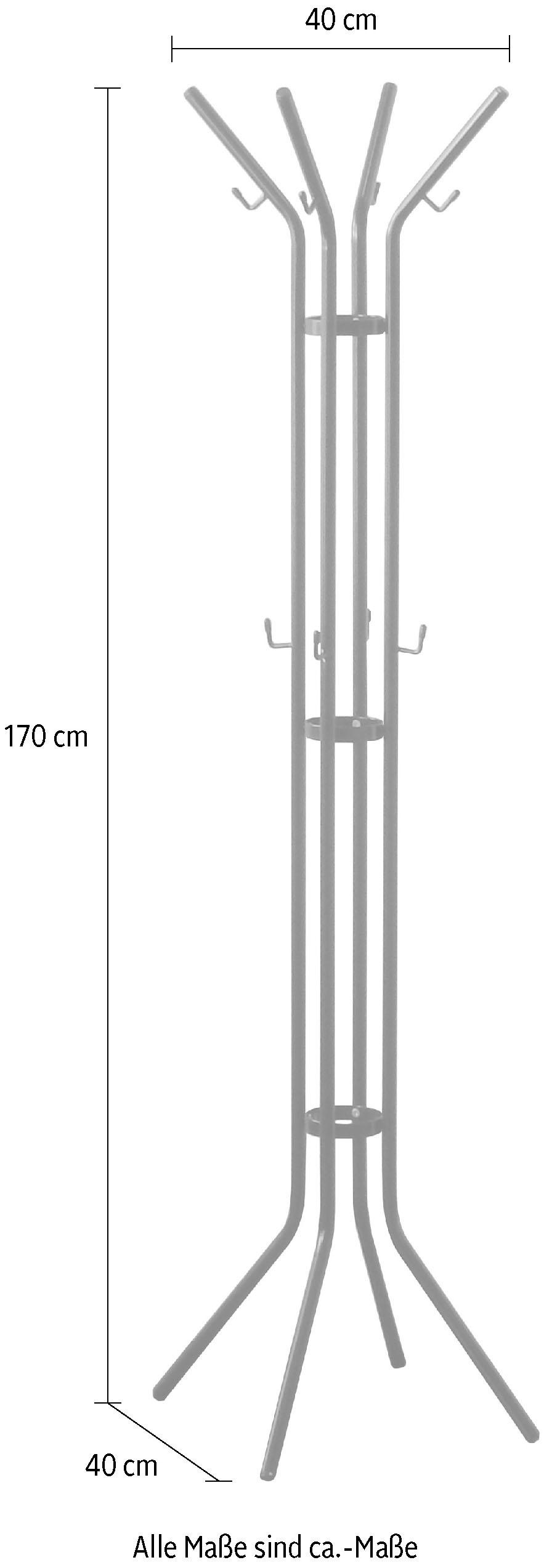 Spinder Design Garderobenständer »JESSY«, Metall, Höhe 170 cm