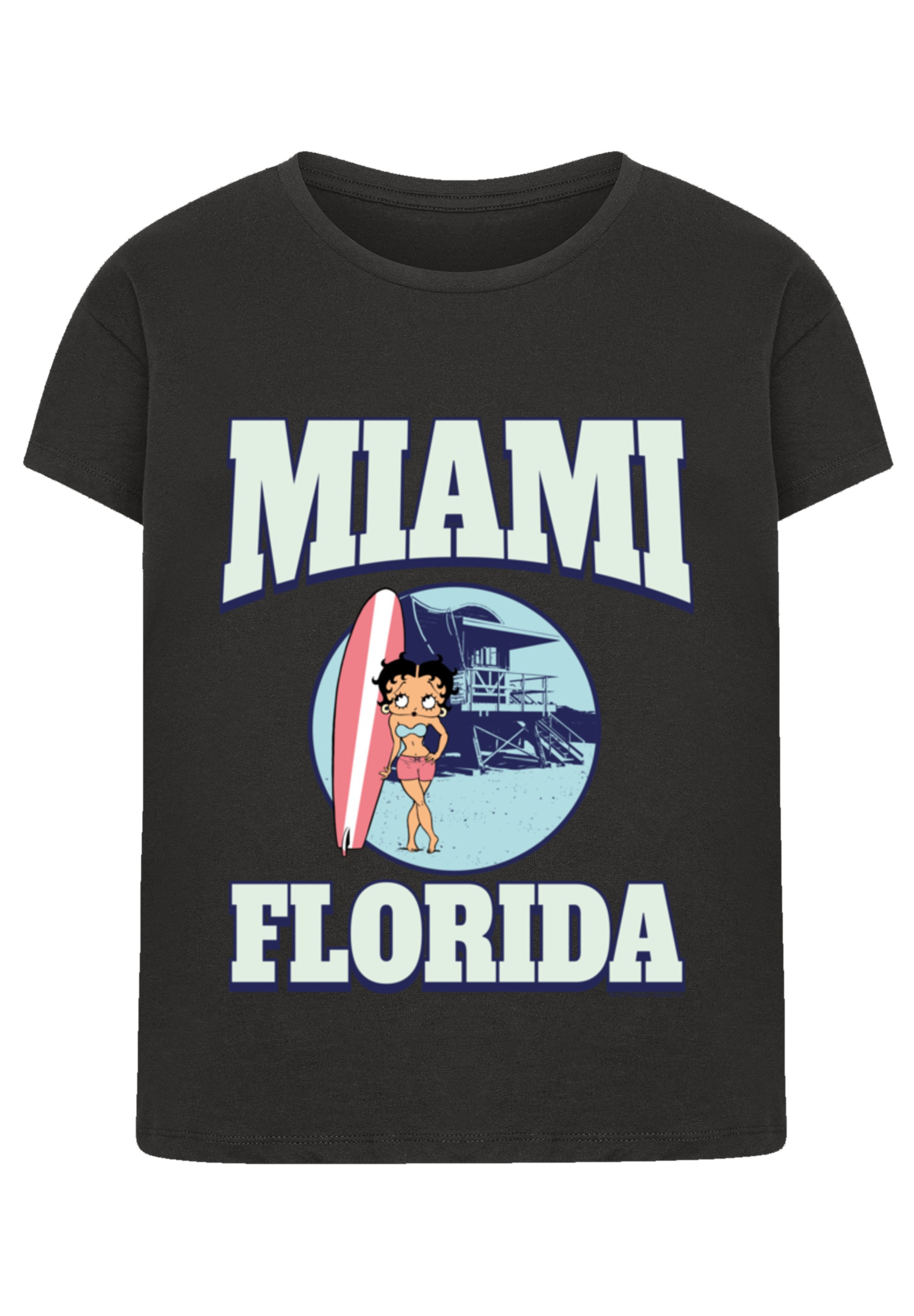 F4NT4STIC T-Shirt "Betty Boop Miami Florida Surf Scene", Premium Qualität günstig online kaufen