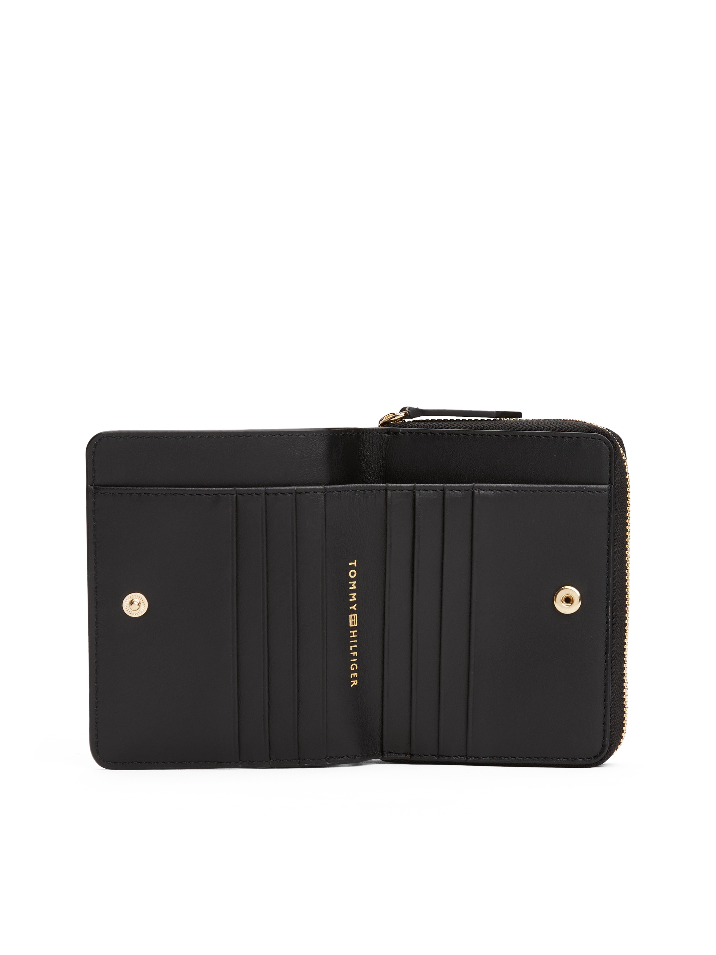 Tommy Hilfiger Geldbörse "TH LEATHER SLG MED ZA FLAP", Damen-Geldbeute, Por günstig online kaufen