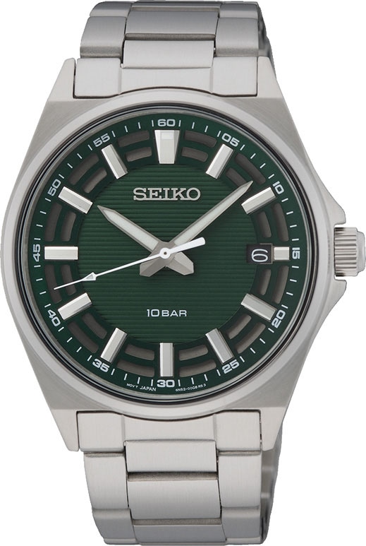 Seiko Quarzuhr »SUR503P1«, Armbanduhr, Herrenuhr, Datum