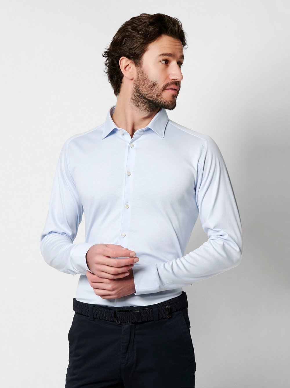DESOTO Langarmhemd Jerseyhemd Casual Kent langarm günstig online kaufen