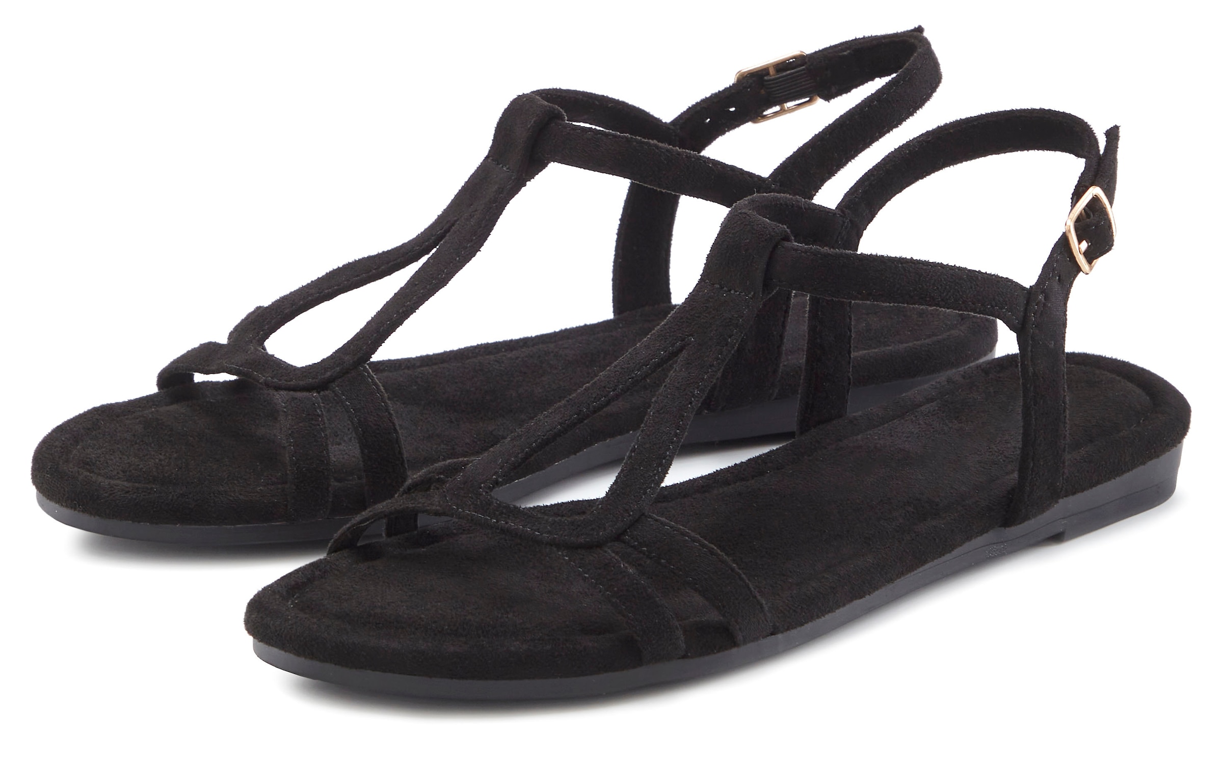 Vivance Sandale "Sandalette, offener Schuh, Sommerschuh" NEU aus weichem Material VEGAN