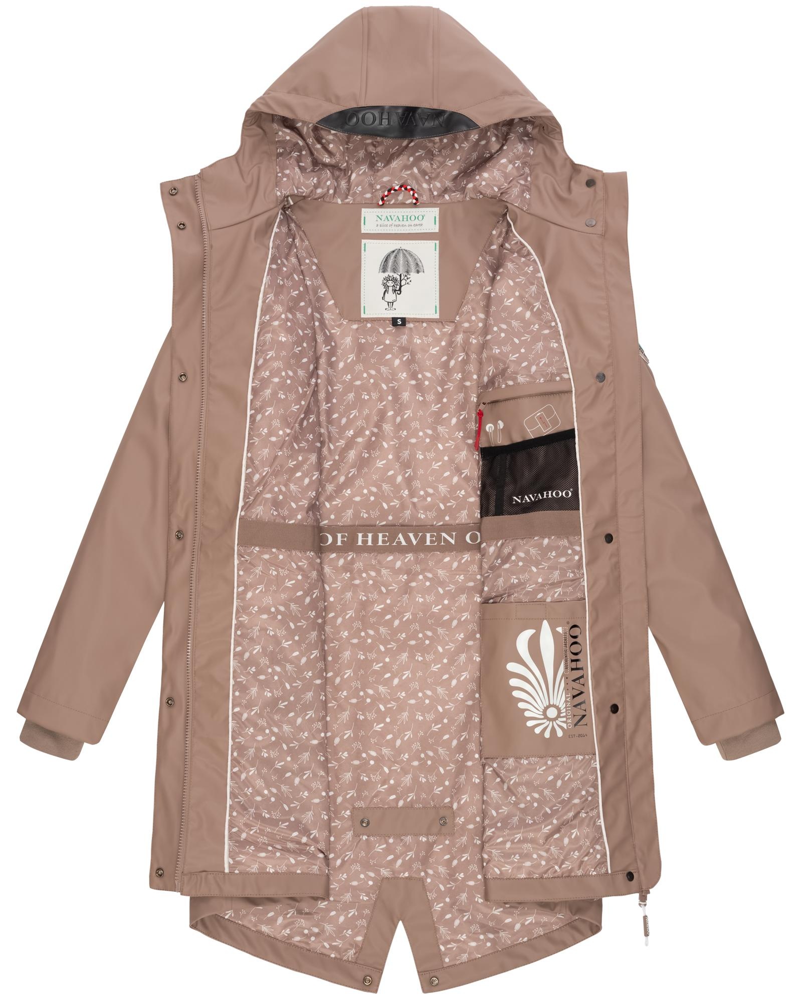 Navahoo Regenjacke »Tropical Stormoo«, mit Kapuze, Wasserdichter Damen Outdoor Regenmantel