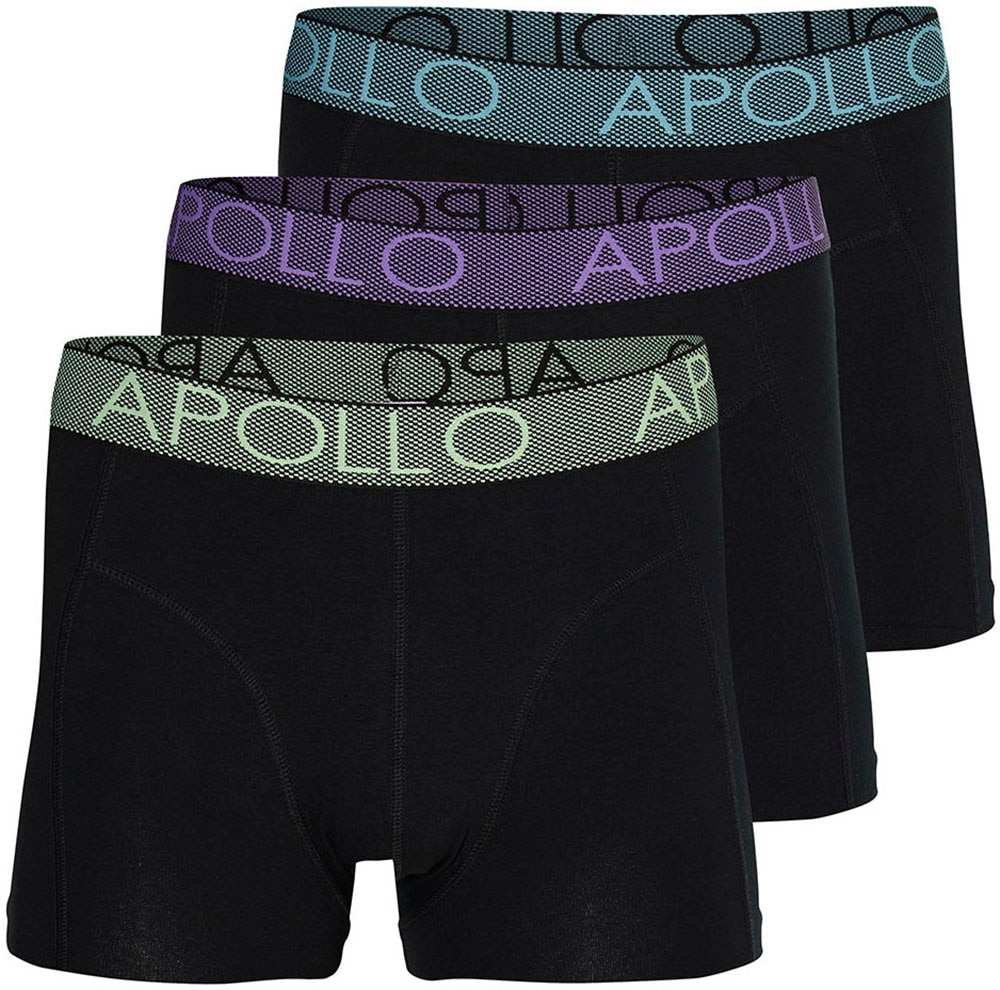 Apollo Boxer "MEN BOXERSHORTS", (Spar-Pack, 3er Pack), mit hohem Baumwollan günstig online kaufen