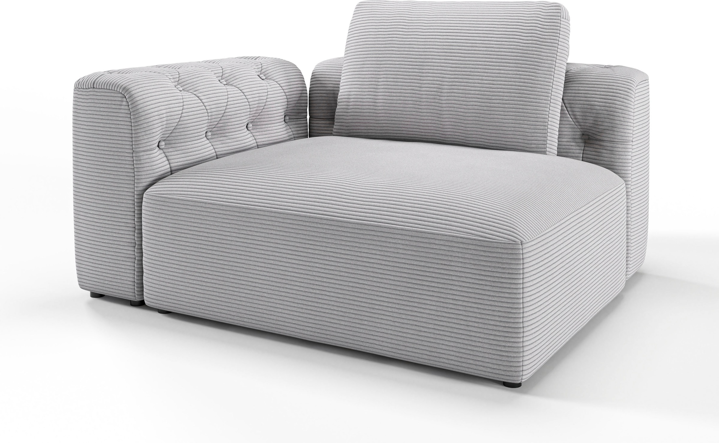 RAUM.ID 1,5-Sitzer »Cushid«, Modul-Eckteil, auch einzeln stellbar, Breite 134 cm