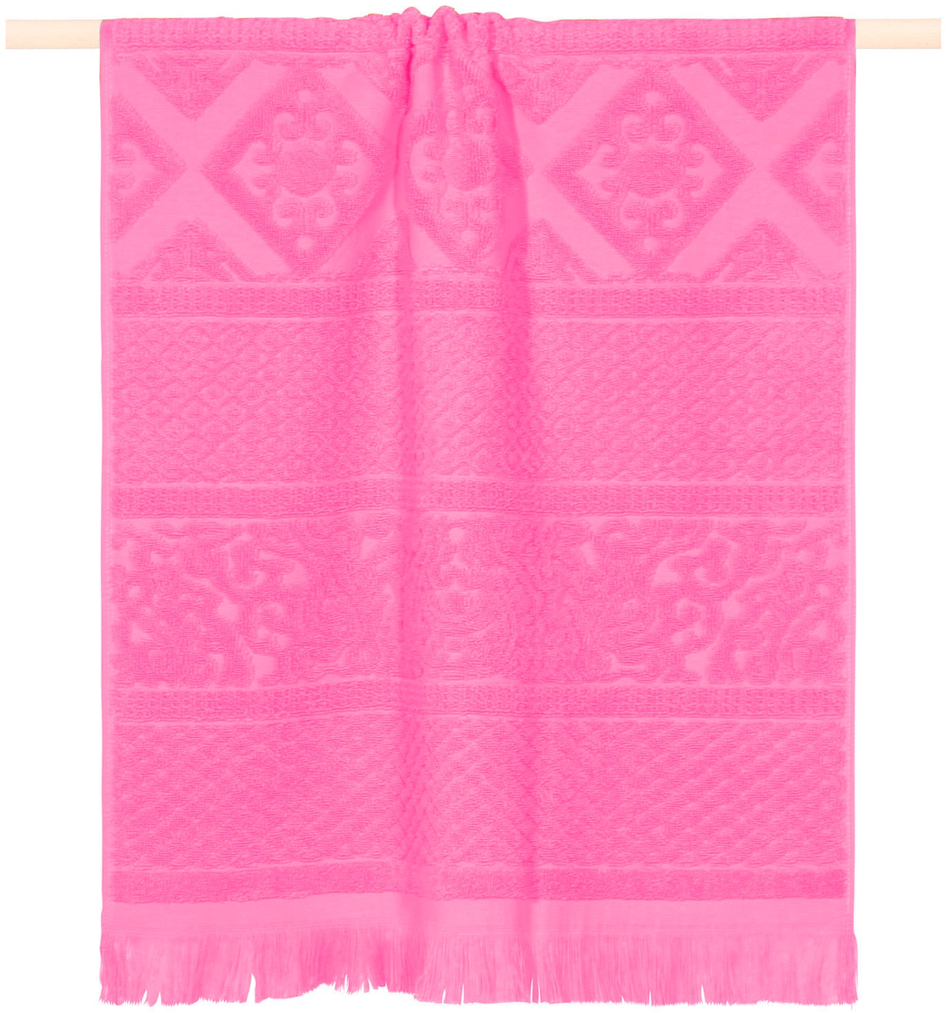PAD Duschtuch "HARLEM, 70x140 cm" hochwertige Jacquard-Webung, besonders weicher Griff, mit Fransen