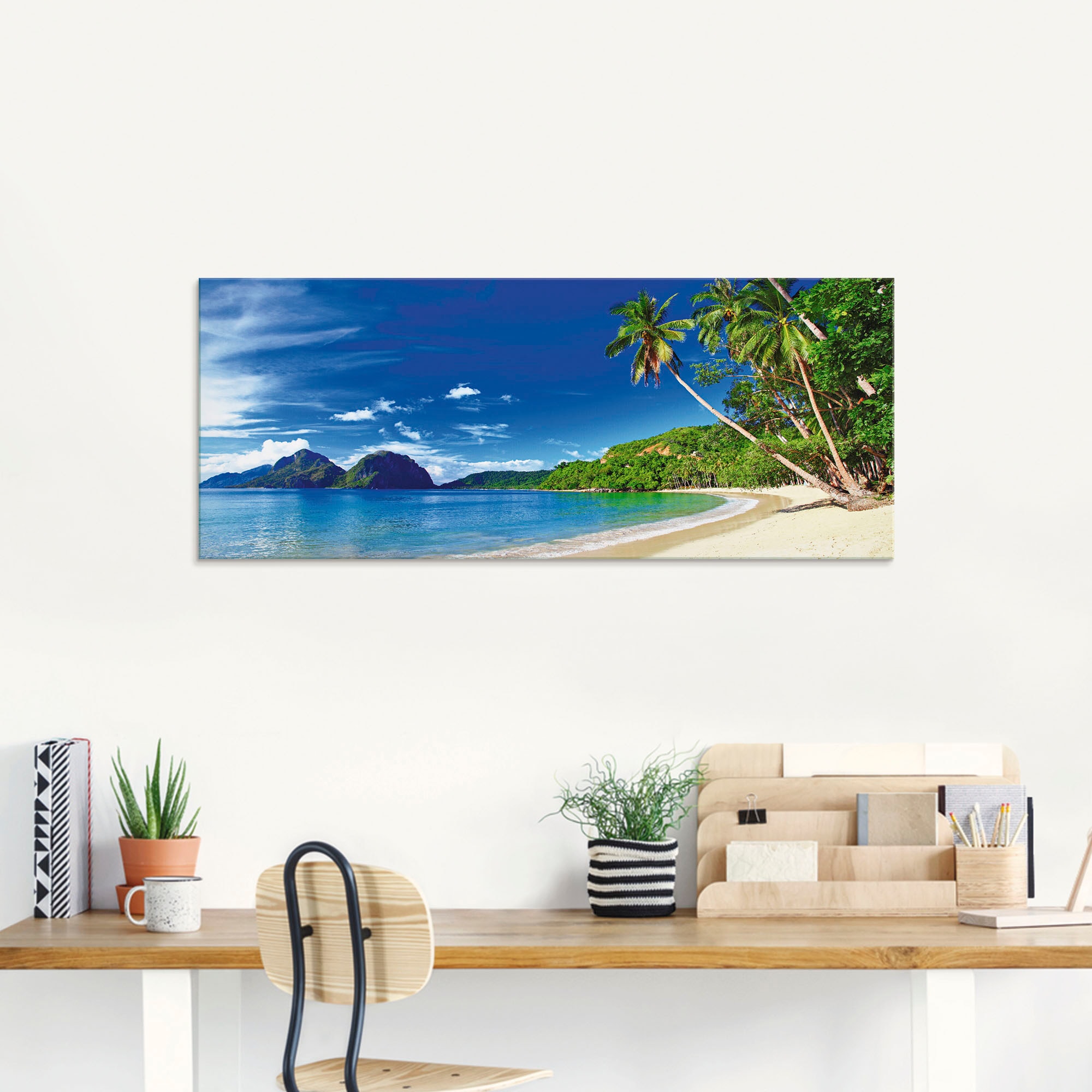 Artland Glasbild "Paradies" Küste 1 Stk. tlg. in verschiedenen Größen günstig online kaufen