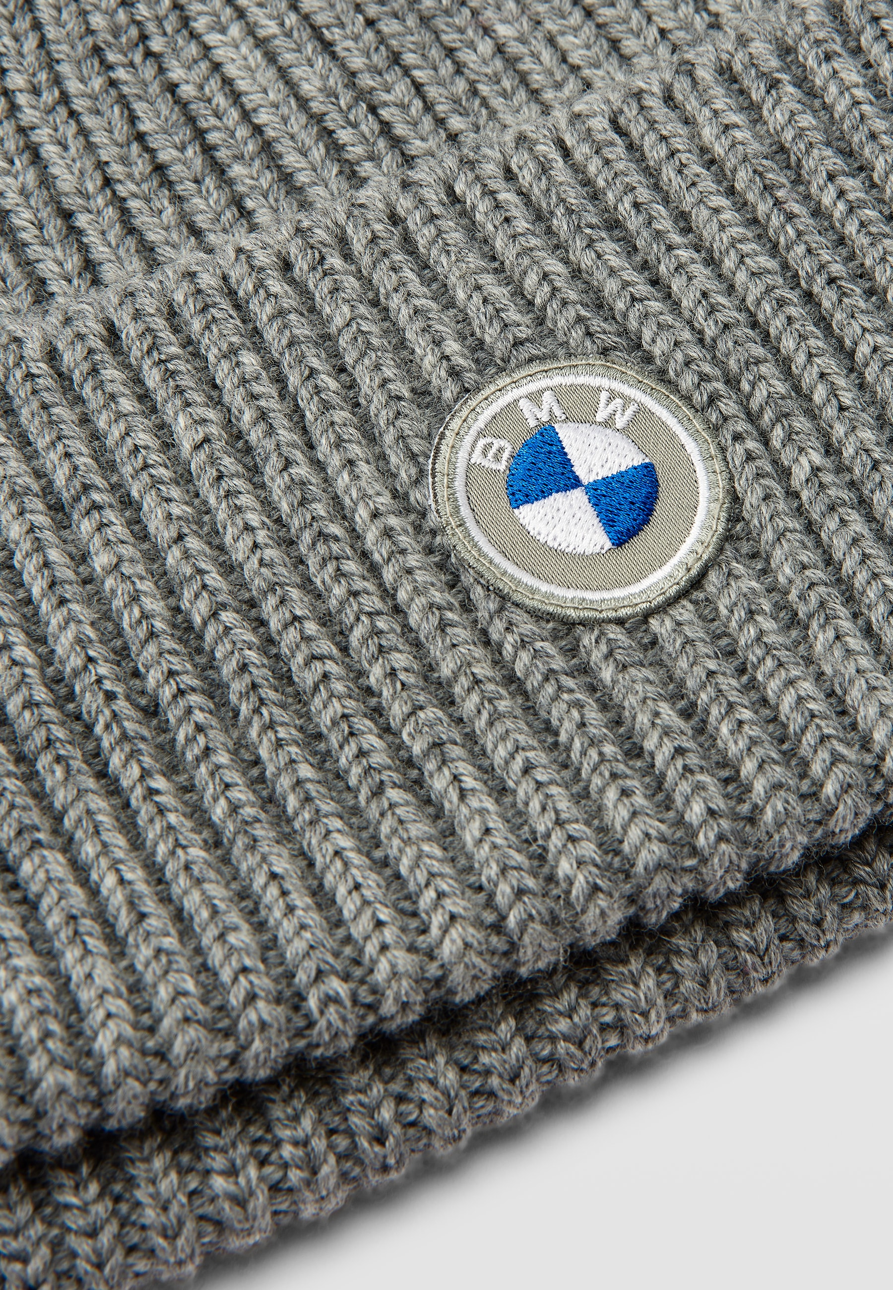 BMW Strickmütze, mit gesticktem BMW Logo Applique