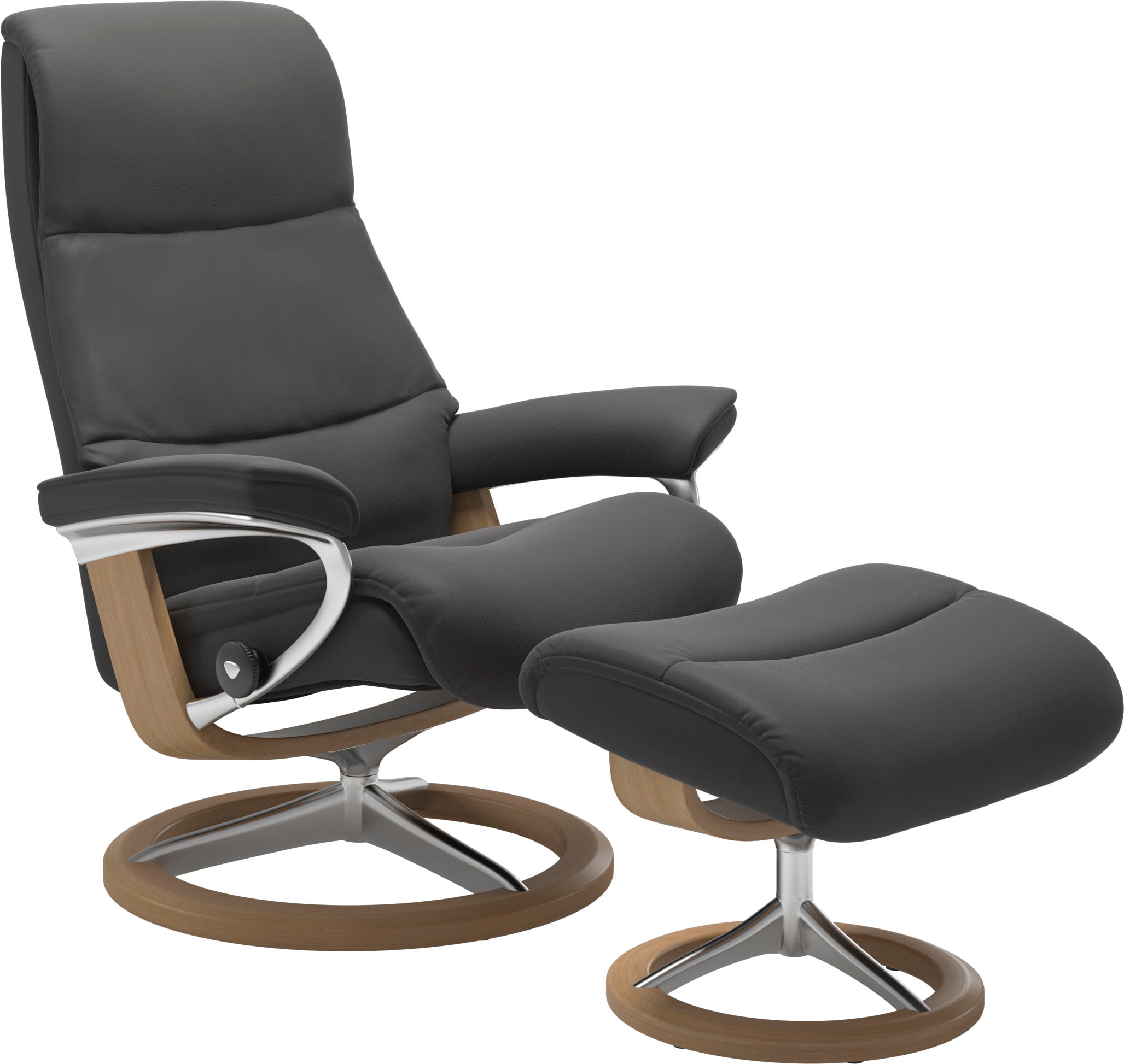 Stressless Relaxsessel "View" mit Signature Base, Größe S,Gestell Eiche