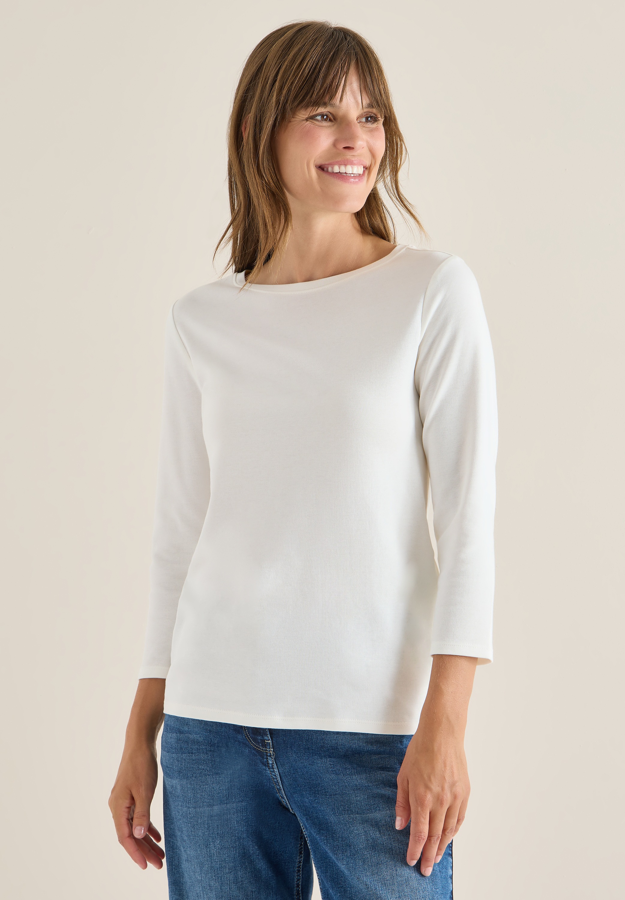 Cecil 3/4-Arm-Shirt mit 3/4 Ärmeln günstig online kaufen