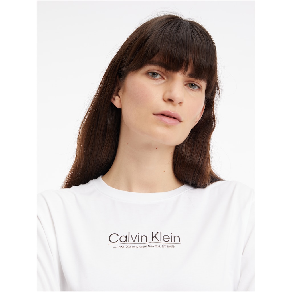 Calvin Klein T-Shirt »COORDINATES LOGO GRAPHIC T-SHIRT«