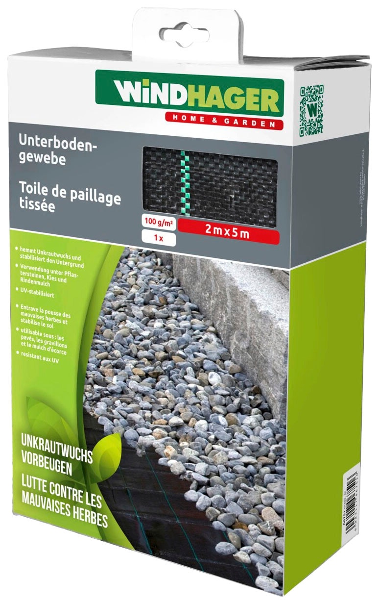 Windhager Bodenschutzvlies "zur Stabilisierung des Untergrunds, Unterboden-Gewebe" 1 Stk. tlg. Anti-Unkrautgewebe erhältlich in unterschiedlichen Größen