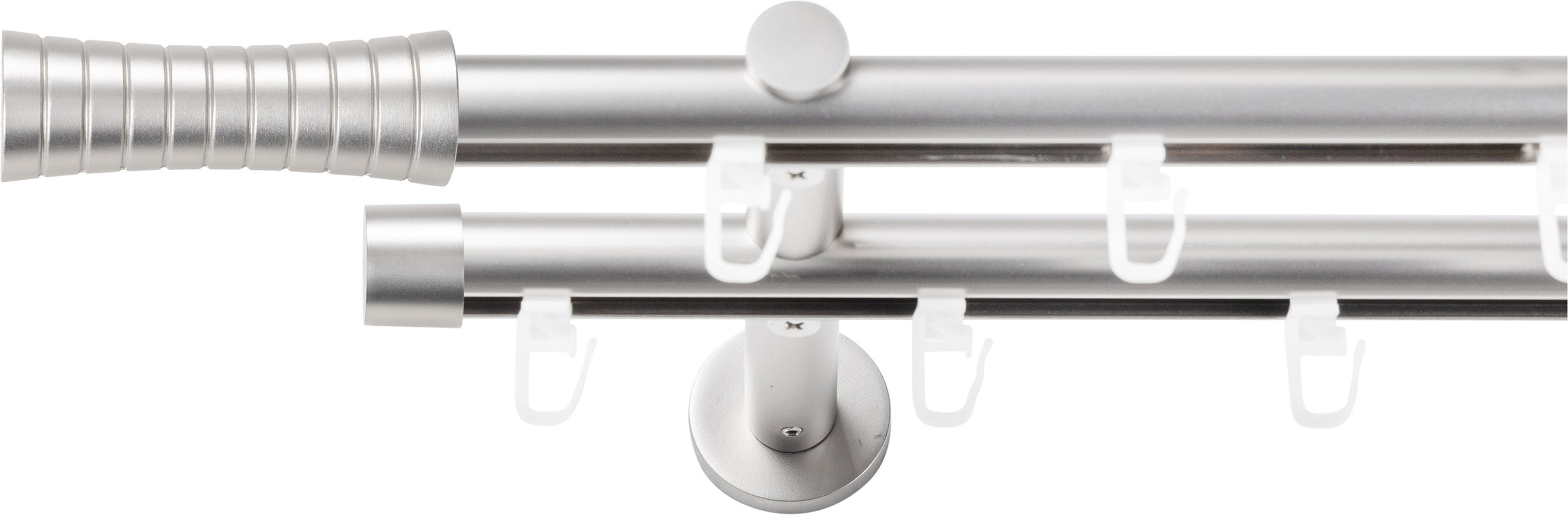 SN DECO GROUP Gardinenstange Ø 19 mm 2 läufig-läufig Fixmaß;kürzbar