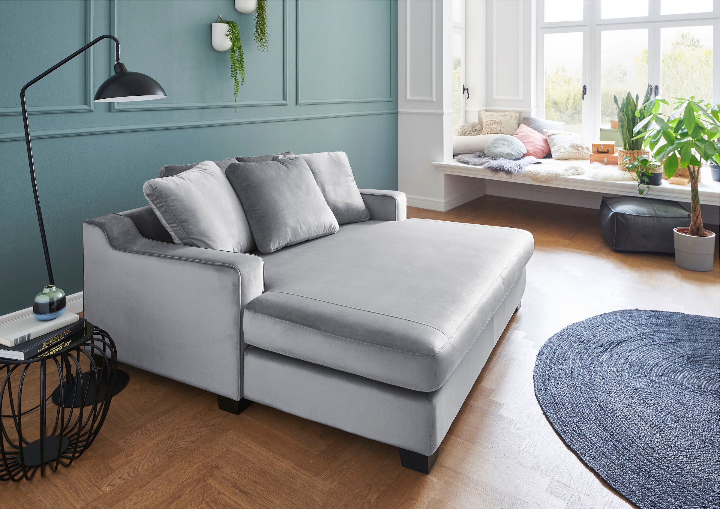 OTTO home Big-Sofa "Nobel" Megasessel, Loveseat, inkl. 5 Rückenkissen, frei im Raum stellbar