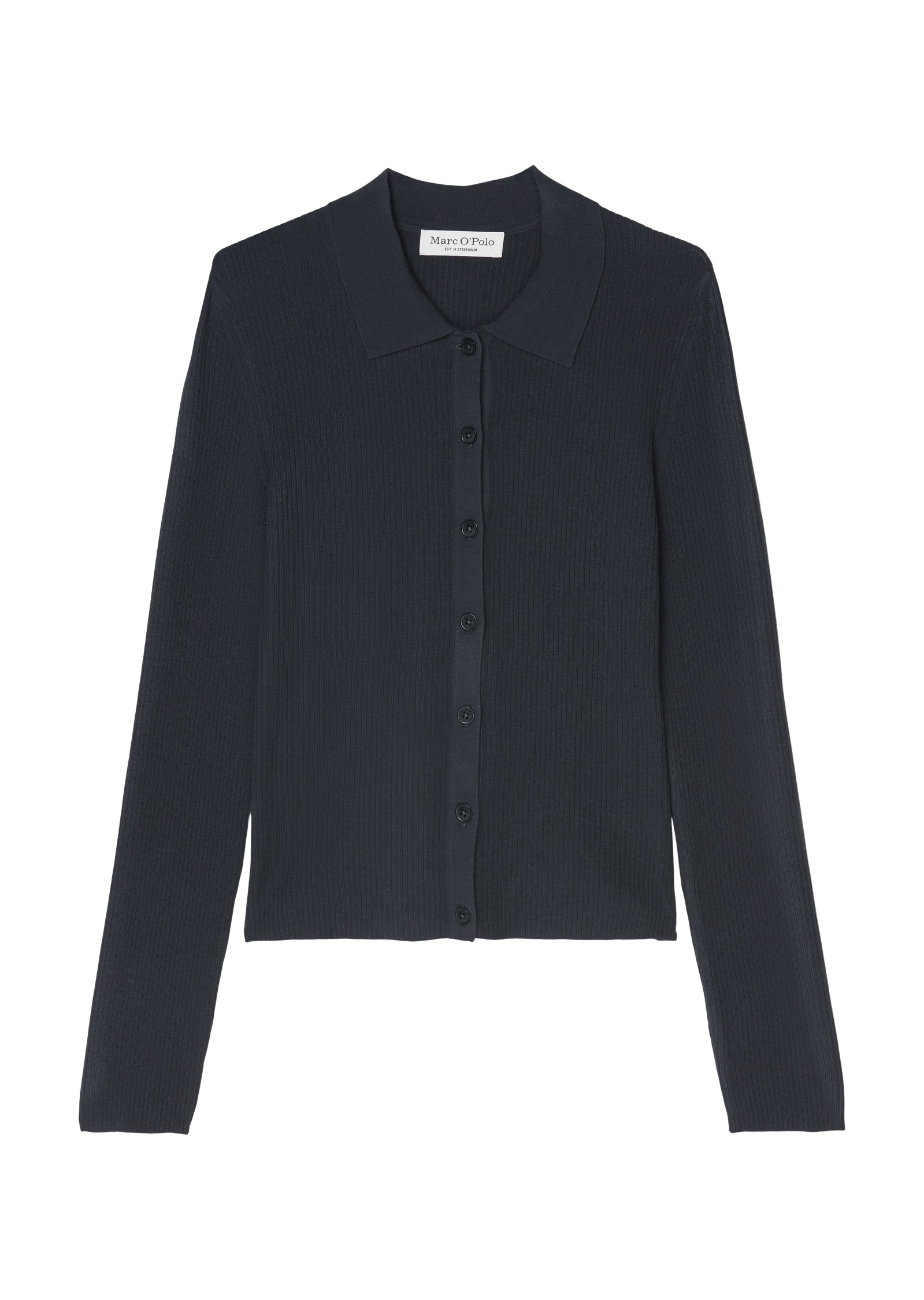 Marc O'Polo Cardigan »mit smartem Polokragen«