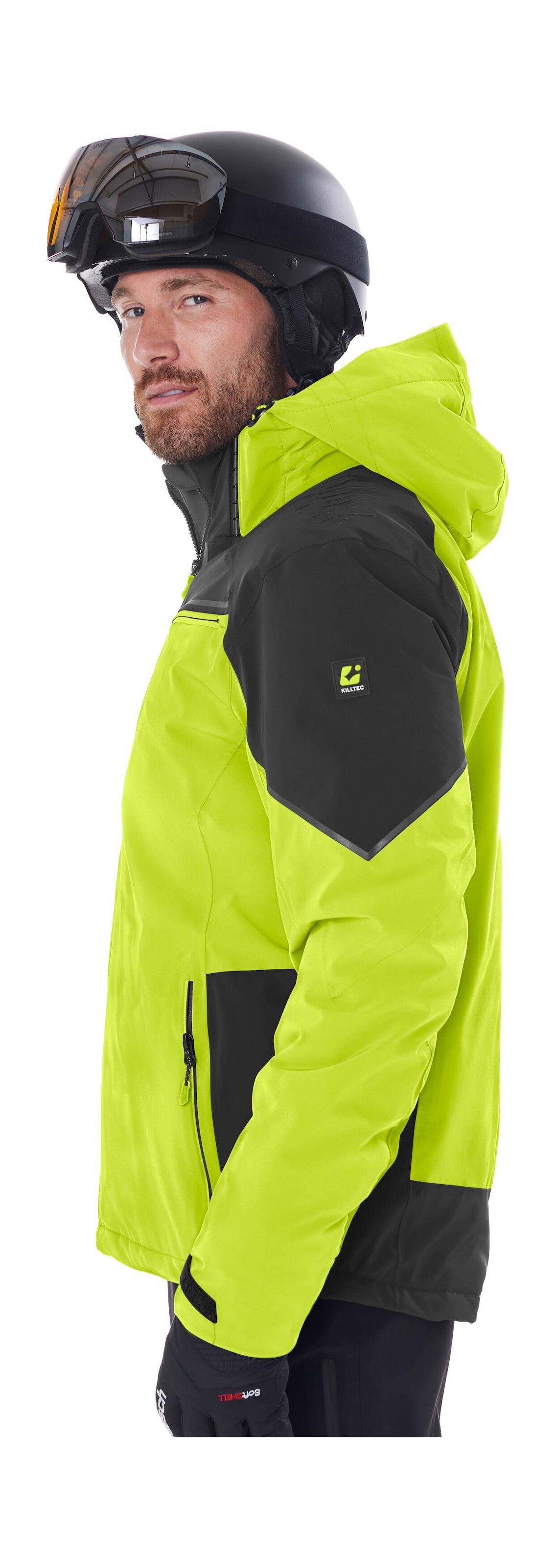 Killtec Skijacke »KSW 51 MN SKI JCKT« Herren Funktionsjacke: wasserdicht, atmungsaktiv, 4-Wege-Stretch