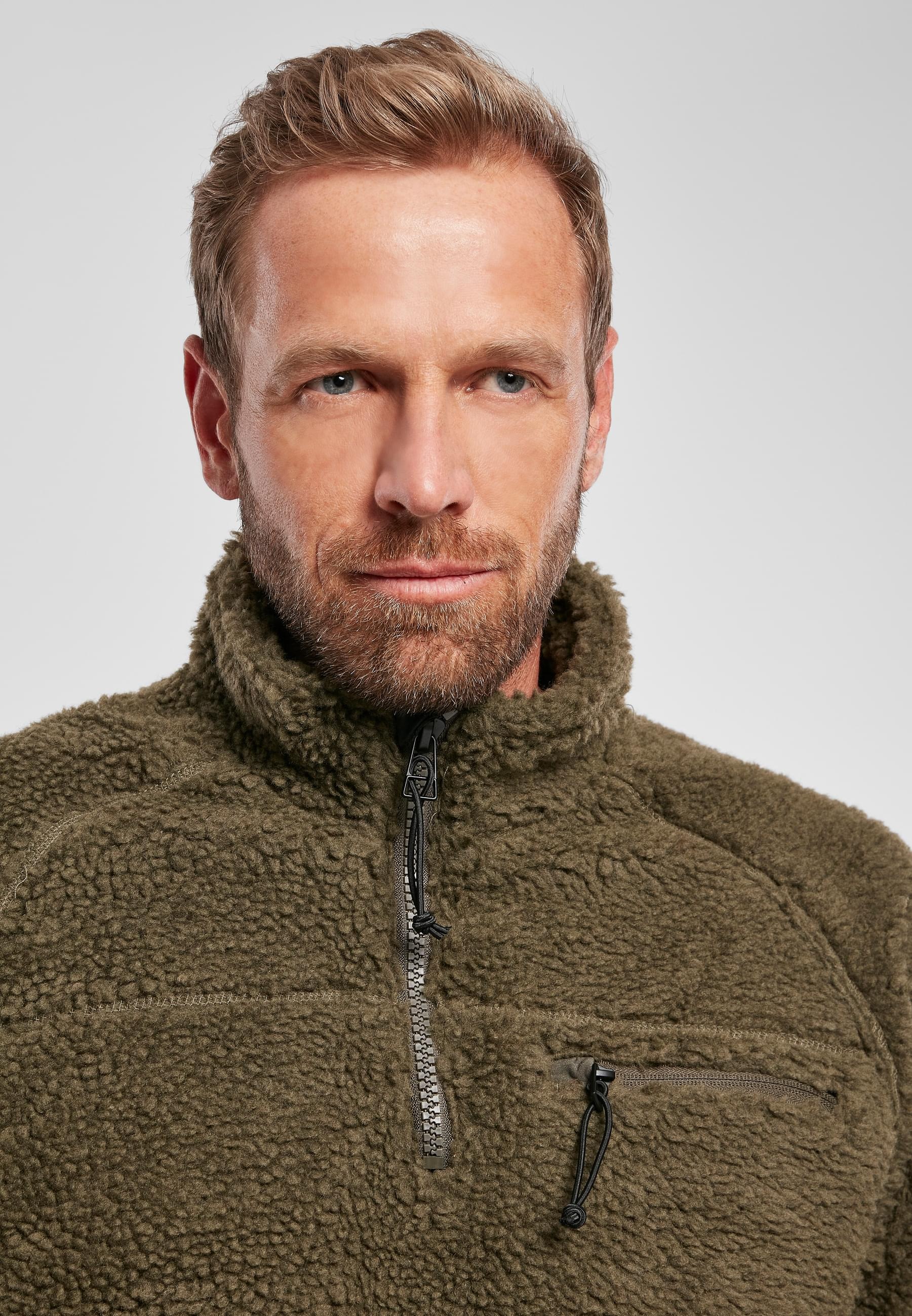 Brandit Sweatjacke »Brandit Herren Teddyfleece Troyer«