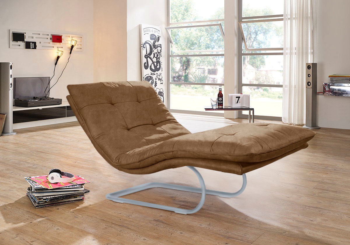 W.SCHILLIG Relaxliege "daily dreams", in Waffelkissen-Optik, wahlweise mit günstig online kaufen