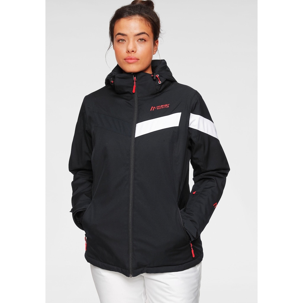 Maier Sports Skijacke »Ski Jacke wattiert Damen«, mit Kapuze