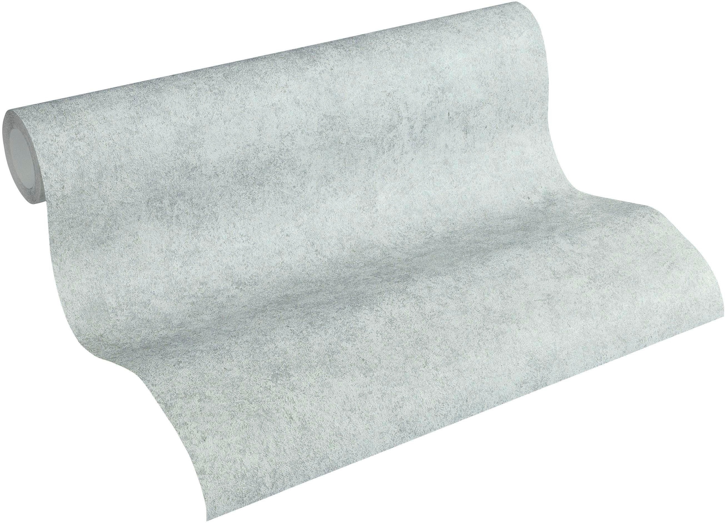 living walls Vliestapete »Materials« einfarbig | uni | unifarben leicht strukturiert Uni Tapete einfarbig Tapeten Wohnzimmer Schlafzimmer Küche Flur Design