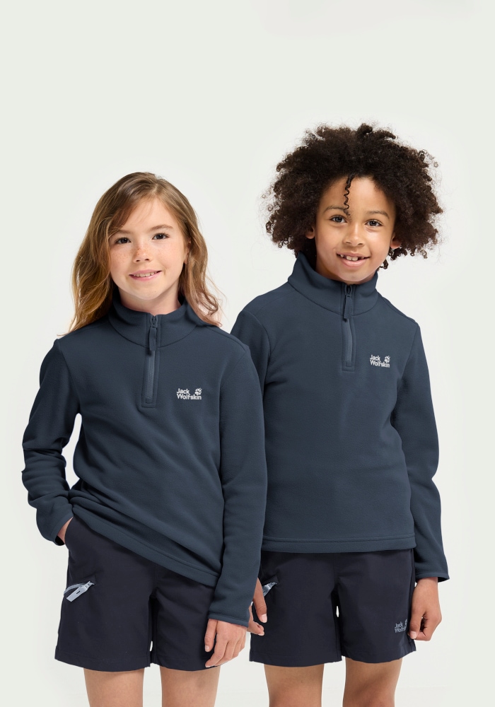 Jack Wolfskin Fleecepullover "TAUNUS 100 HZ K", mit leichtem Fleece, aus Polyester