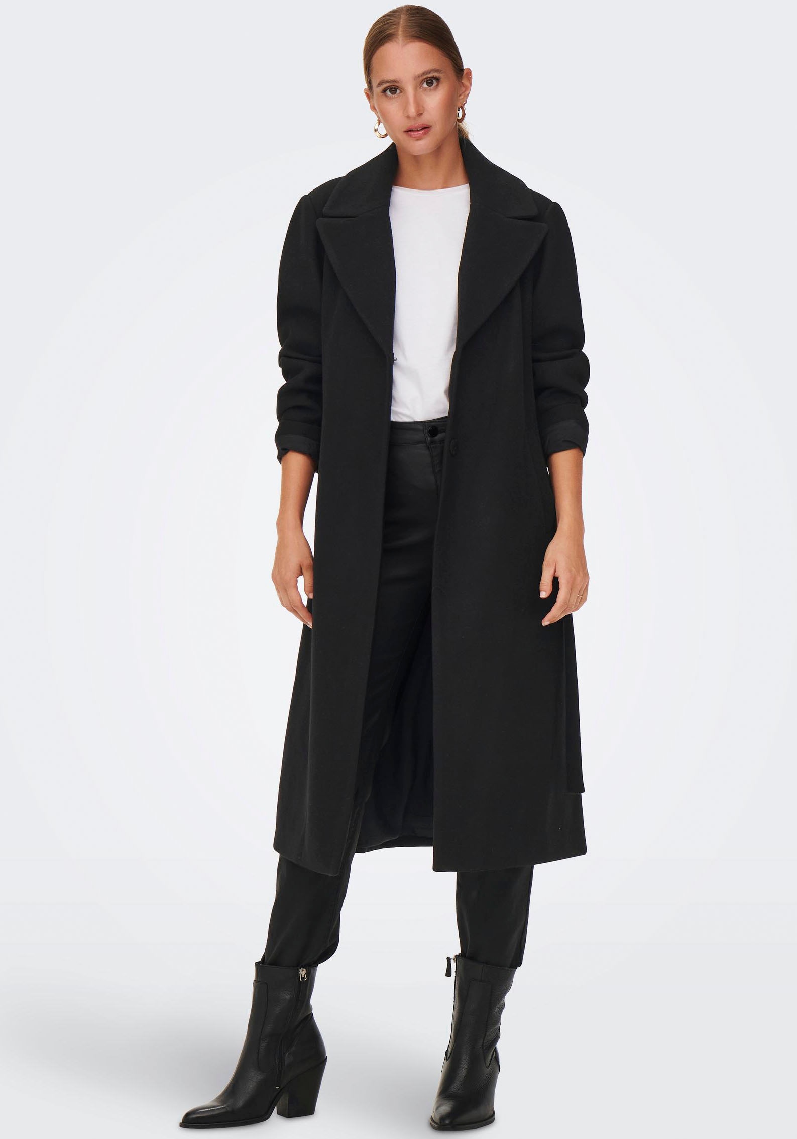 ONLY ONLNEWMAASTRICHT - Cappotto invernale - black/nero