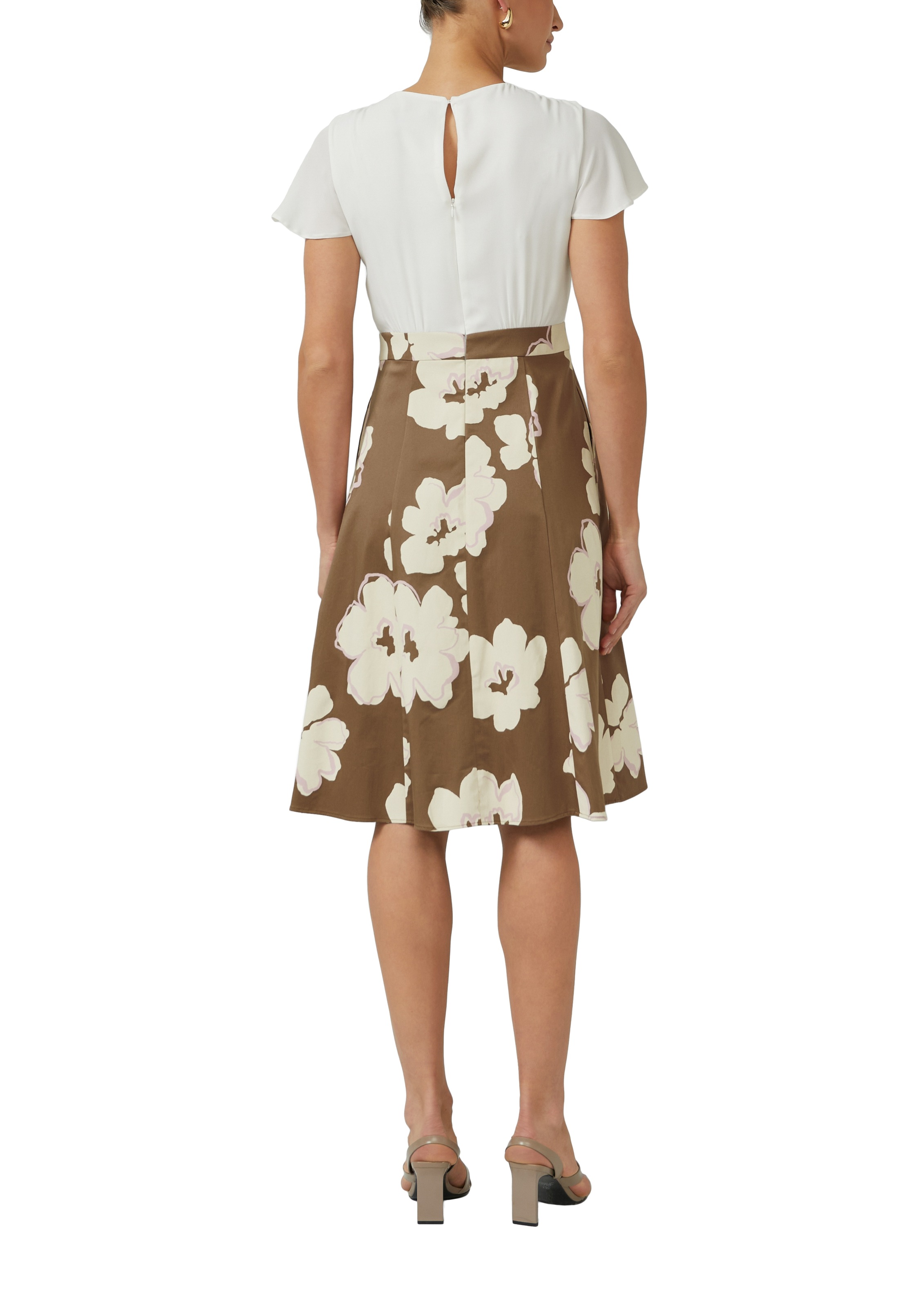 s.Oliver BLACK LABEL Etuikleid Ohne Taschen Tailliertes Etuikleid aus Baumw günstig online kaufen