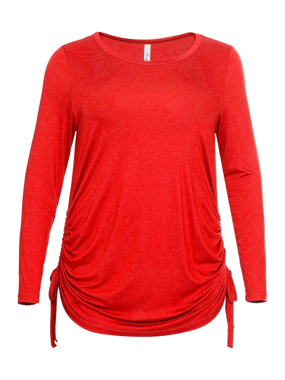 Sheego Longshirt »Große Größen«, mit Raffungen am Saum