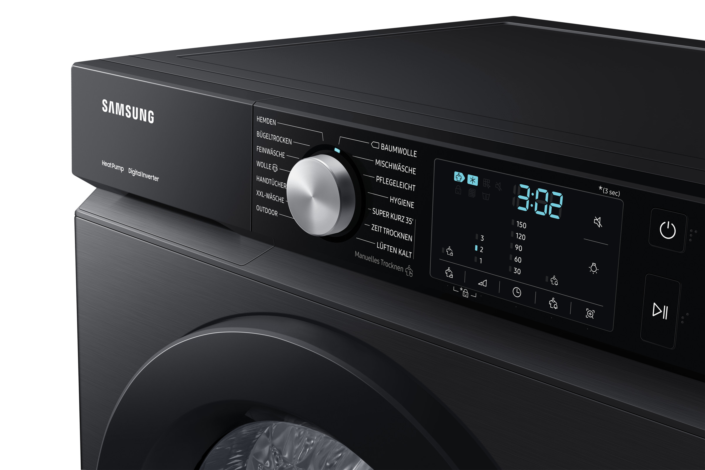 Samsung Wärmepumpentrockner »DV8GBBA225ABEG«, DV5000B, 8 kg, Digital Inverter Motor