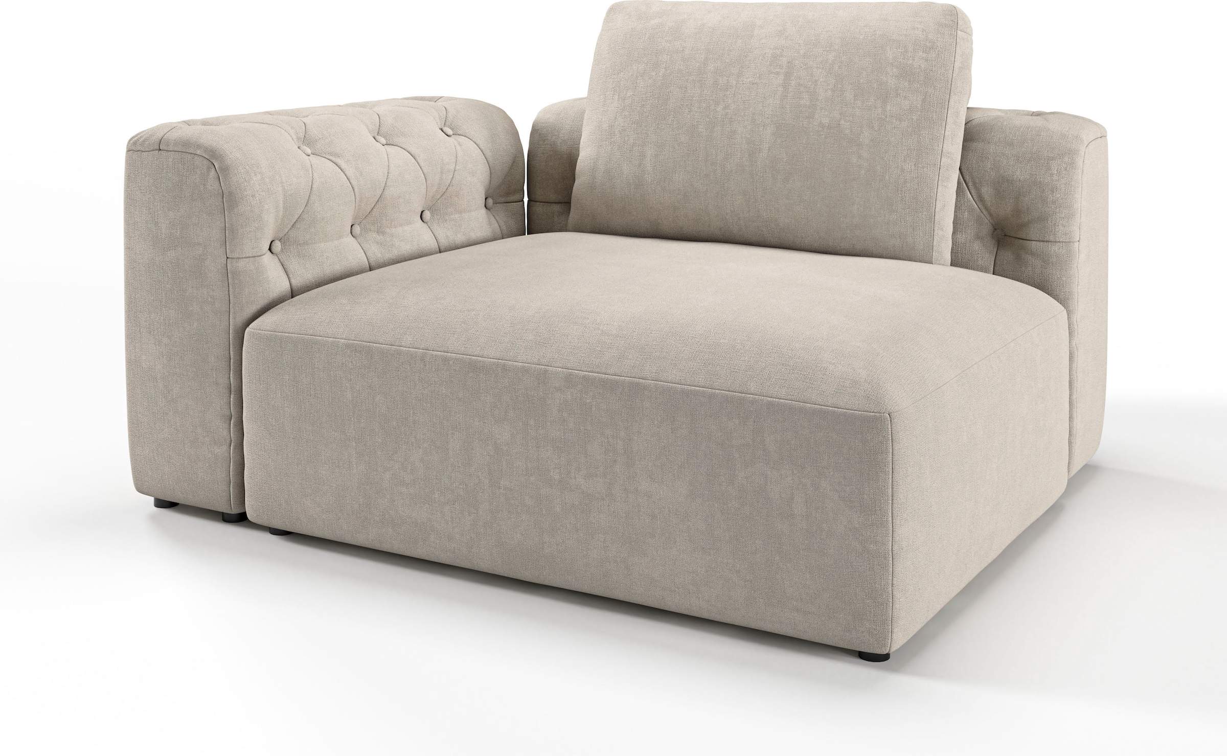 RAUM.ID 1,5-Sitzer »Cushid«, Modul-Eckteil, auch einzeln stellbar, Breite 134 cm