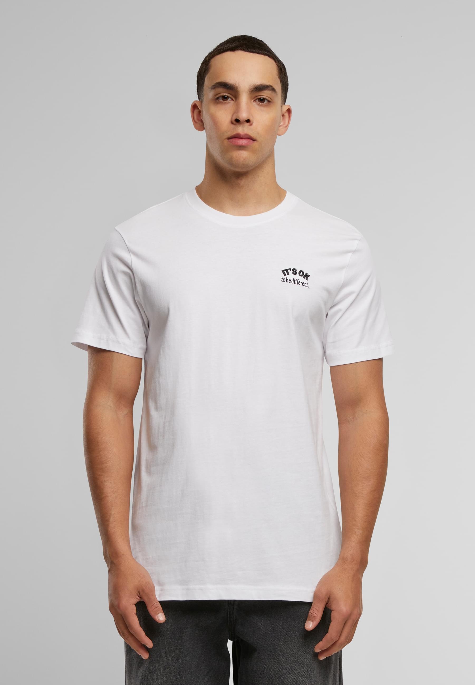 MisterTee T-Shirt »MisterTee It's Ok EMB Tee« 1 Stk. tlg.