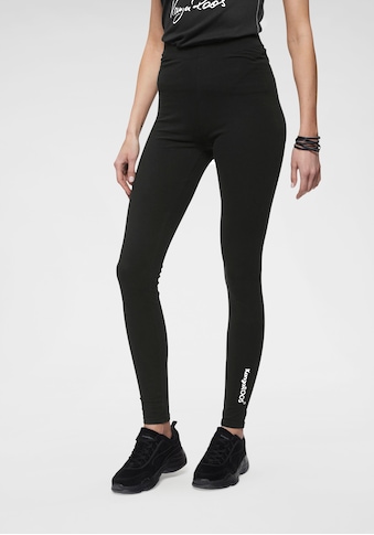 KangaROOS Leggings su Logodruck in Kontrastfarbe...