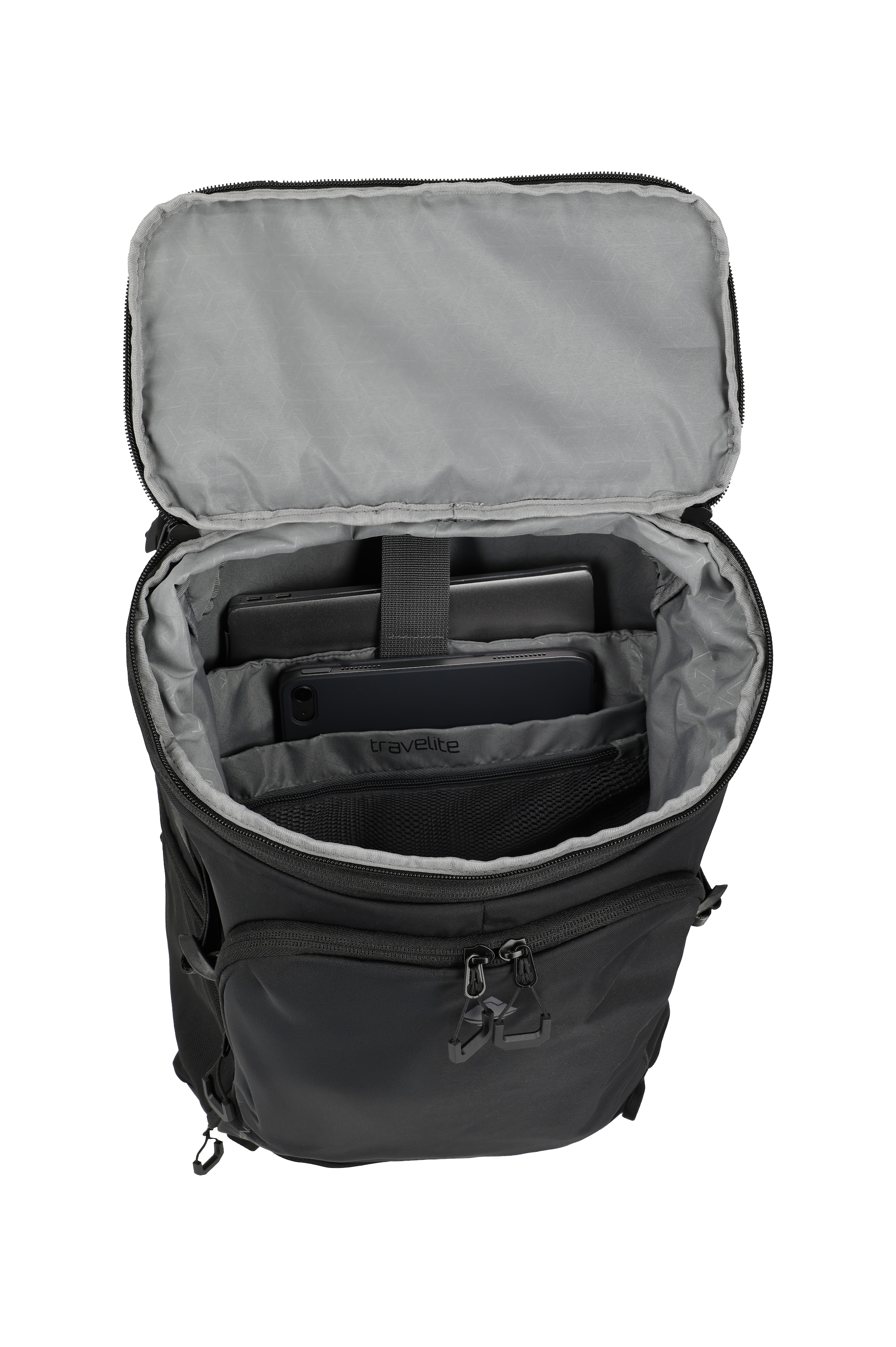 travelite 1100000002199 »VENTURE LINE Rucksack mit Laptopfach« mit Aufsteckfunktion und Laptopfach – vielseitig nutzbar