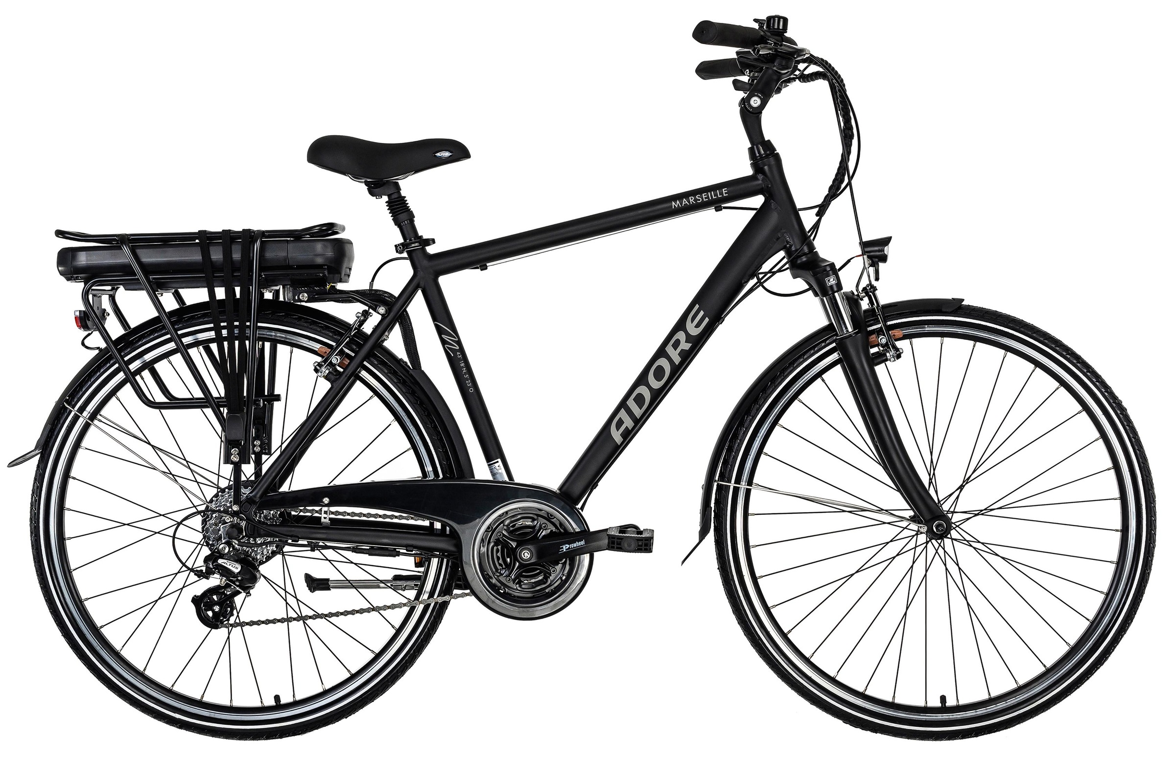 Adore E-Bike »Partnerset Marseille«, 24 Gang, Shimano, Altus, Heckmotor 250 W, (Spar-Set, 2 tlg.), Akku PHYLION Li-Ion 36V / 13Ah / 468Wh