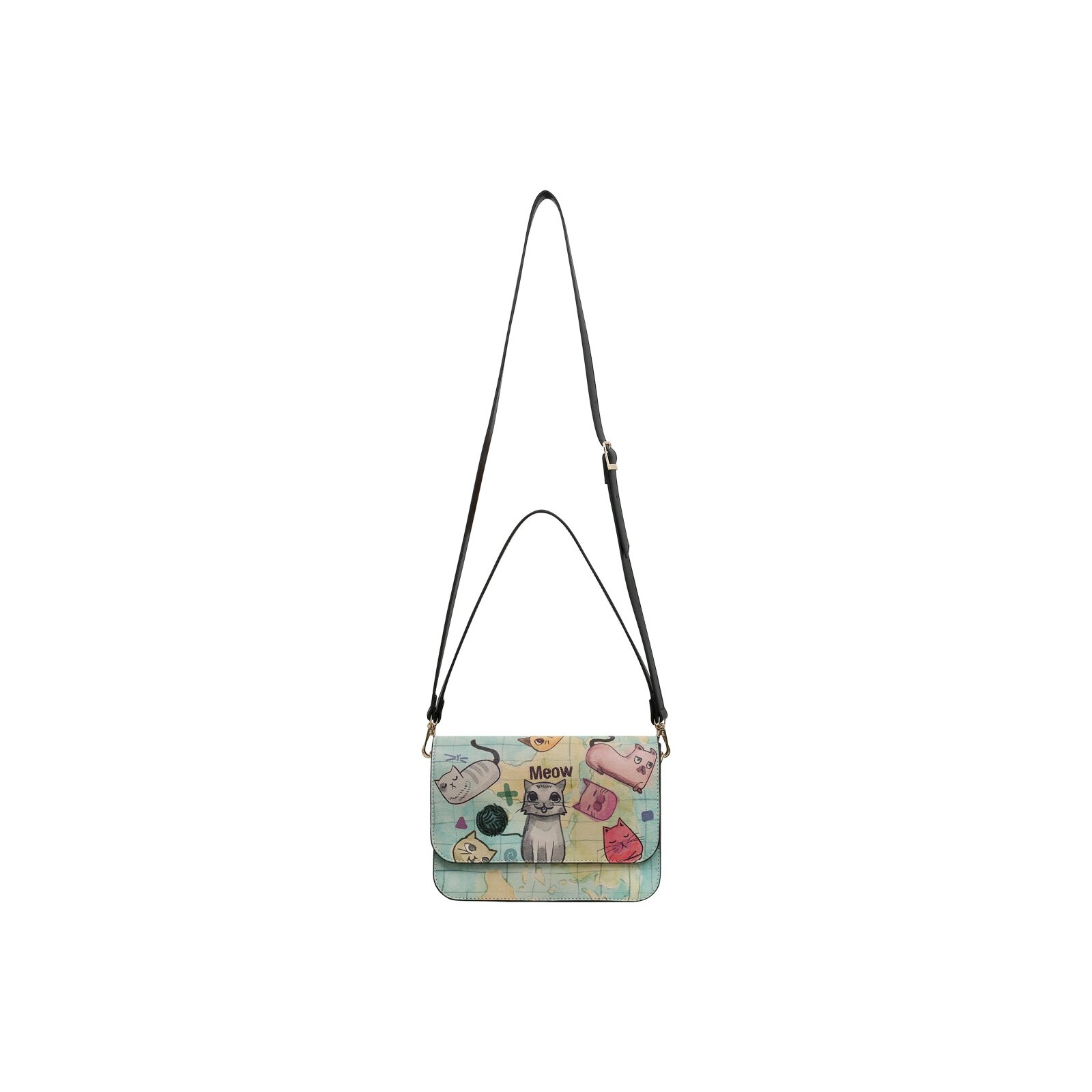 DOGO Handtasche »Y-Generation Cats Of The World Damen Handtaschen (Fashion) /«, Vegan