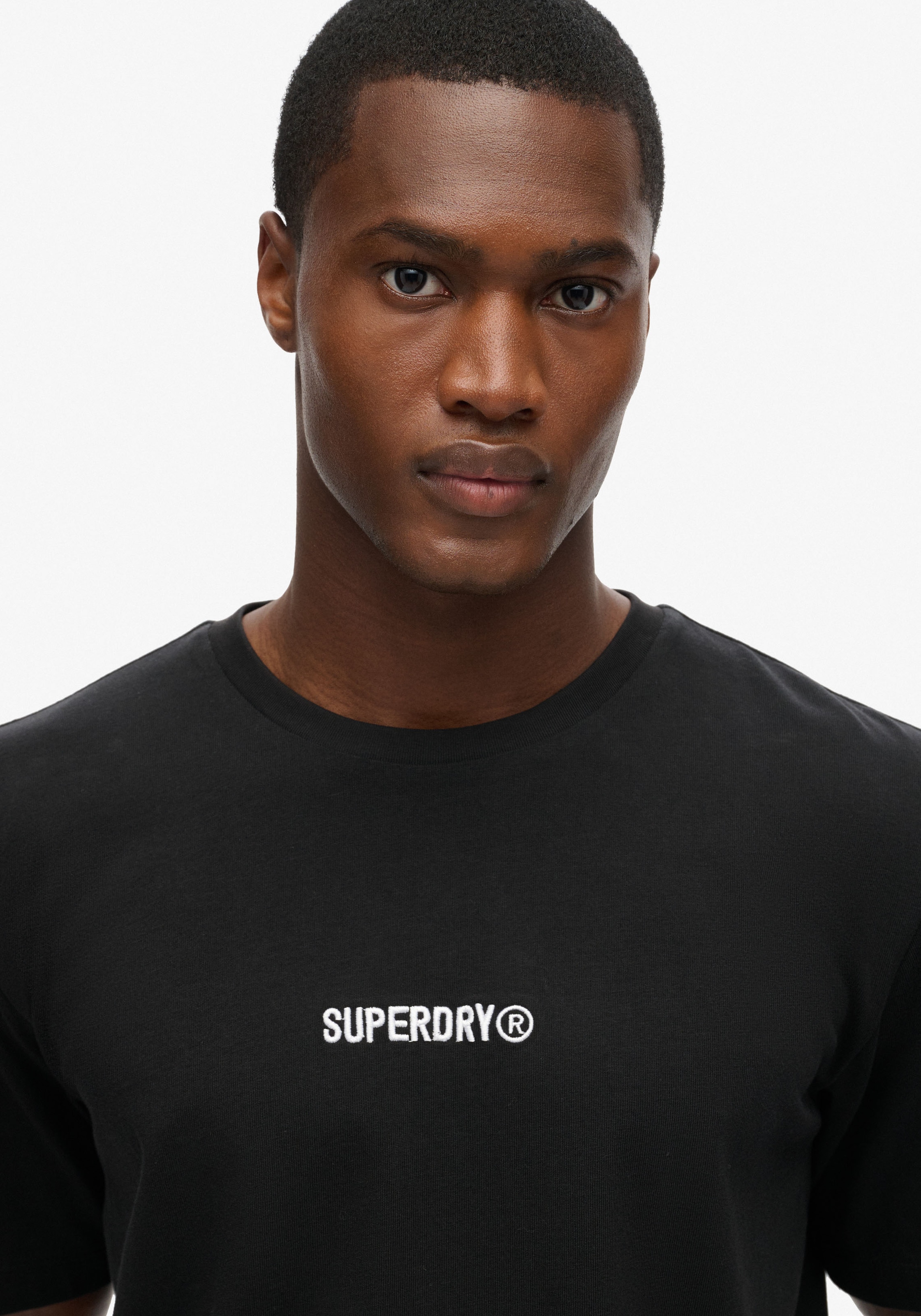 Superdry Rundhalsshirt »MICRO LOGO GRAPHIC LOOSE TEE«