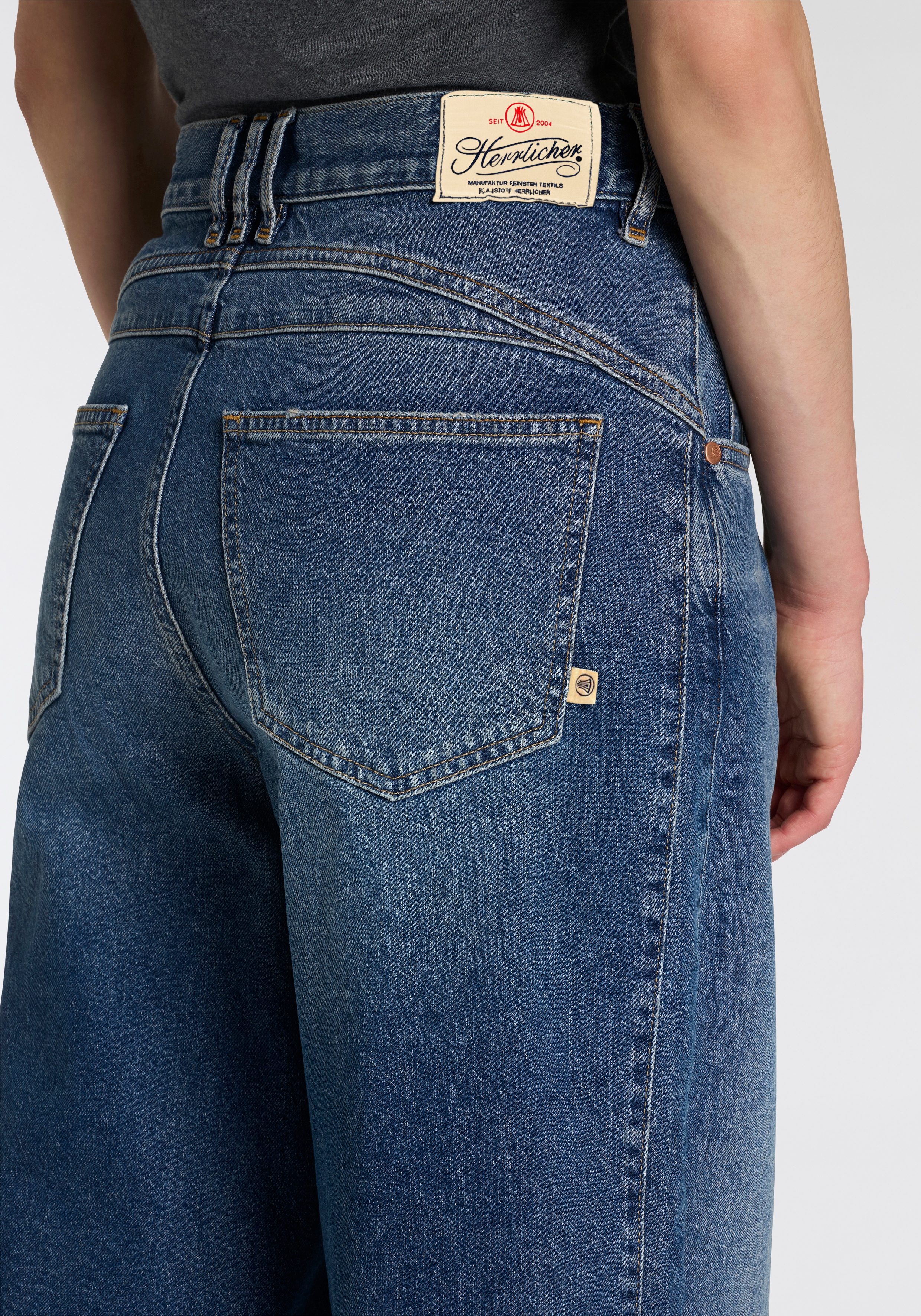 Thumbnail - Herrlicher Weite Jeans "Barrow Denim" im O-Shape