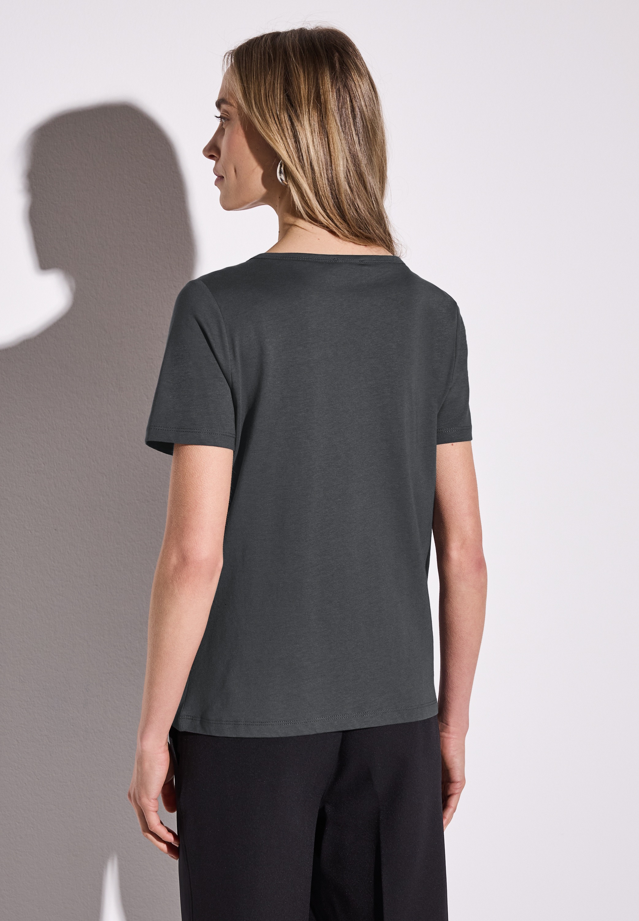 STREET ONE T-Shirt, mit Rundhalsausschnitt