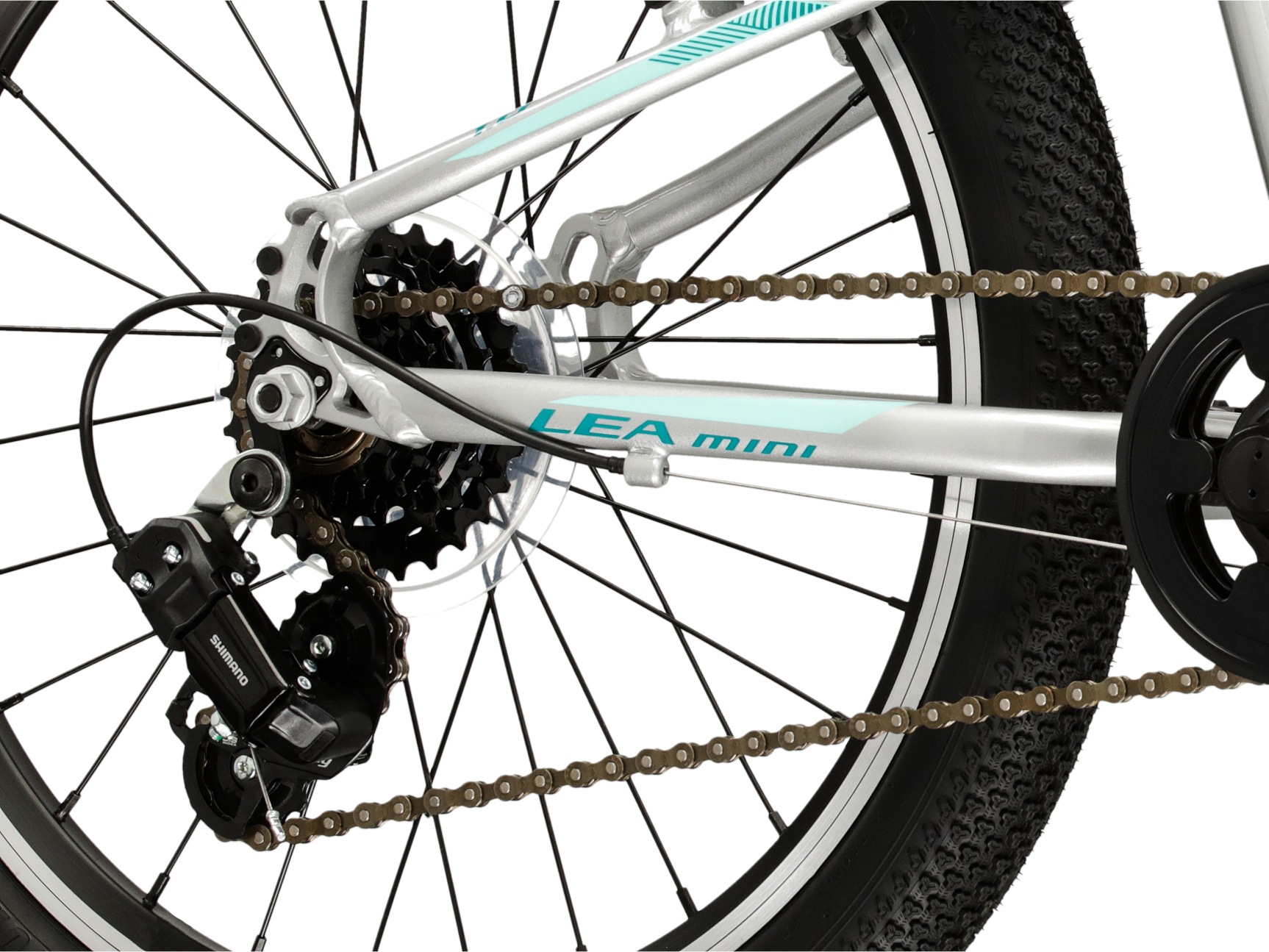 Kross Kinderfahrrad »KROSS Kinderrad 20" Lea Mini 1.0 Silber 6 Gänge« 6 Gang Shimano RV200 Schaltwerk Kettenschaltung Rahmen aus Aluminium Performance