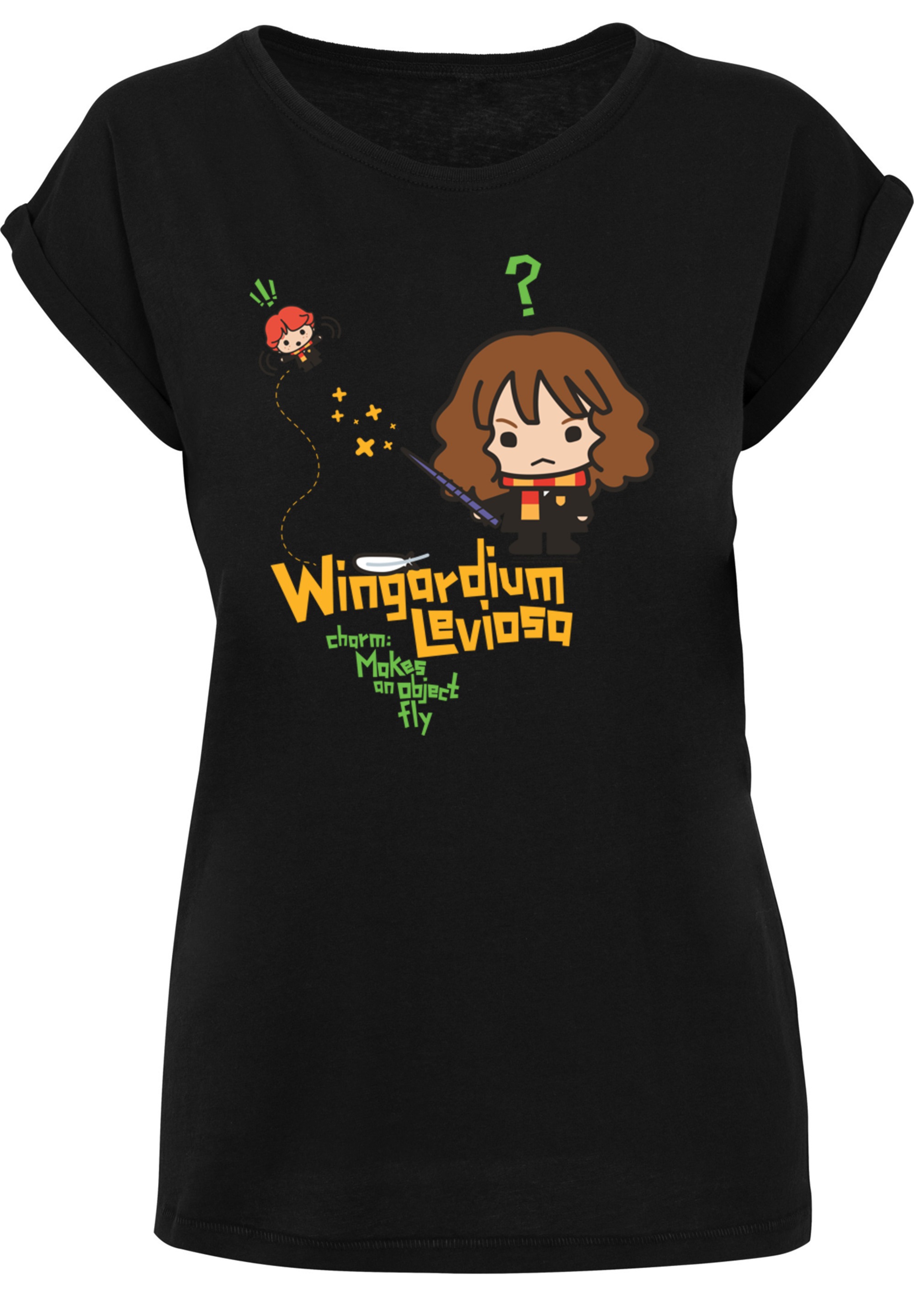 F4NT4STIC T-Shirt »Harry Potter Hermione Granger Wingardium«, Print