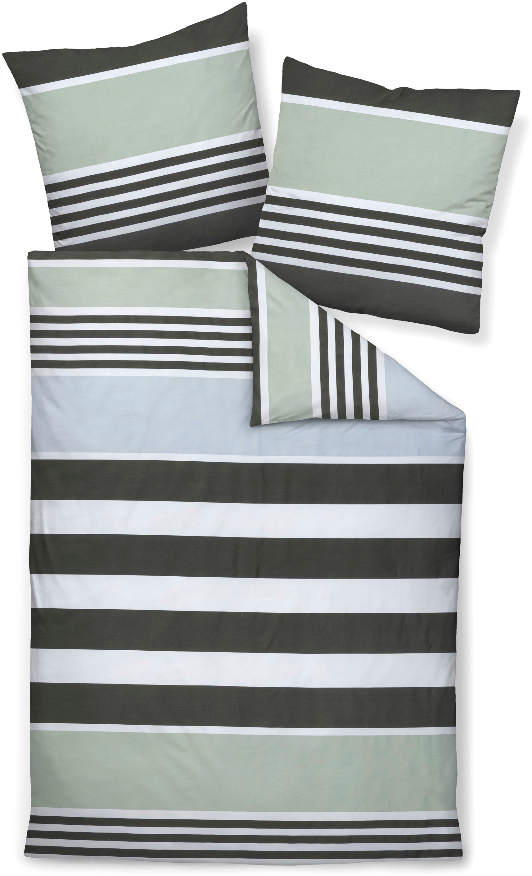 Janine Bettwäsche »Mako-Satin87108 07«, mit Reissverschluss
