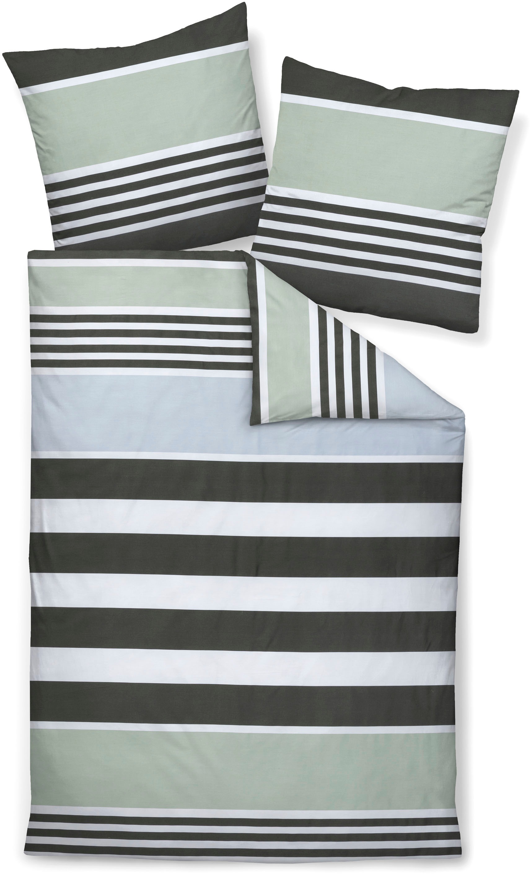 Janine Bettwäsche "Mako-Satin87108 07" mit Reissverschluss günstig online kaufen