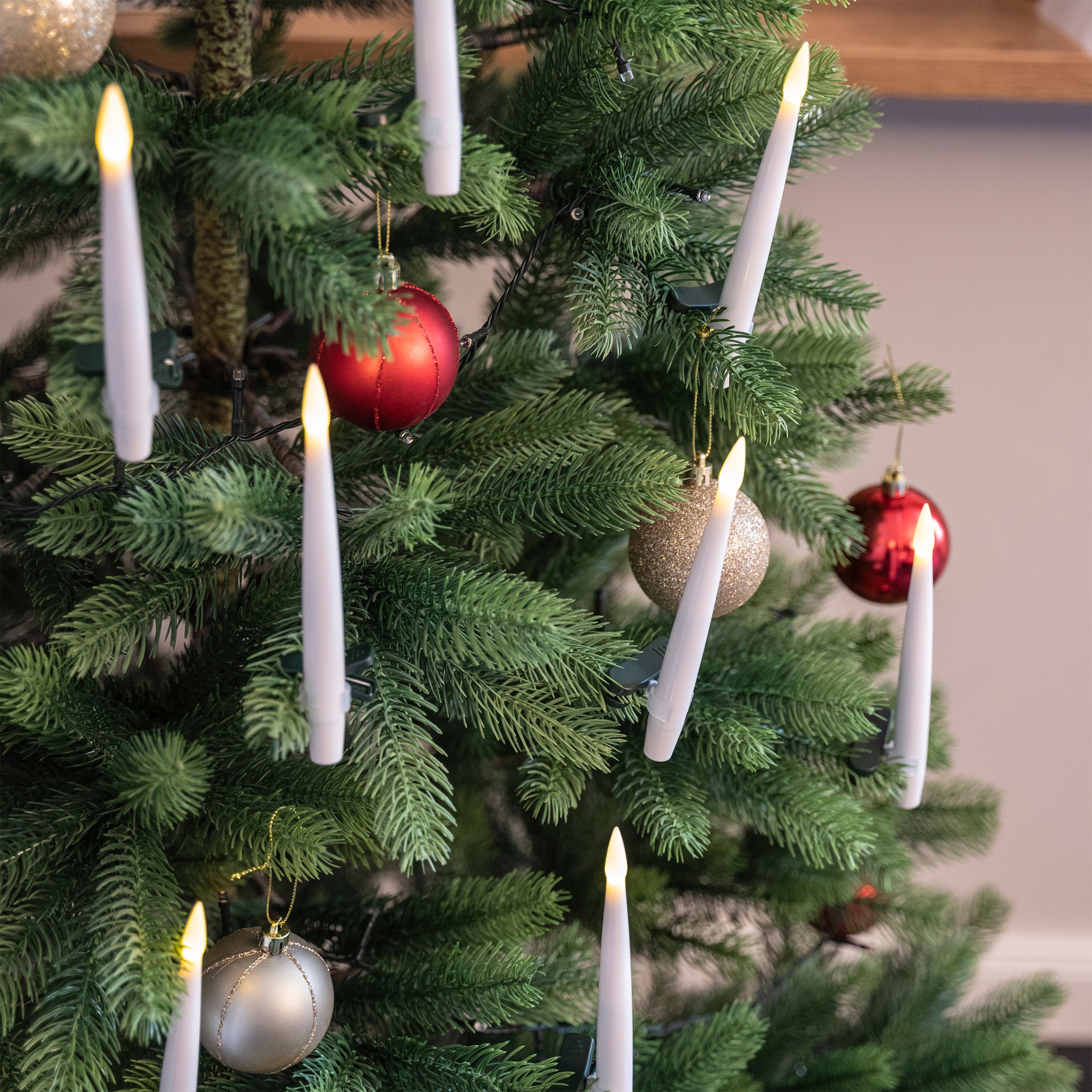 my home LED Dekolicht »LED Kerzen Nurvo« LED-Modul 10 Stk. Warmweiß Verstellbare Clips