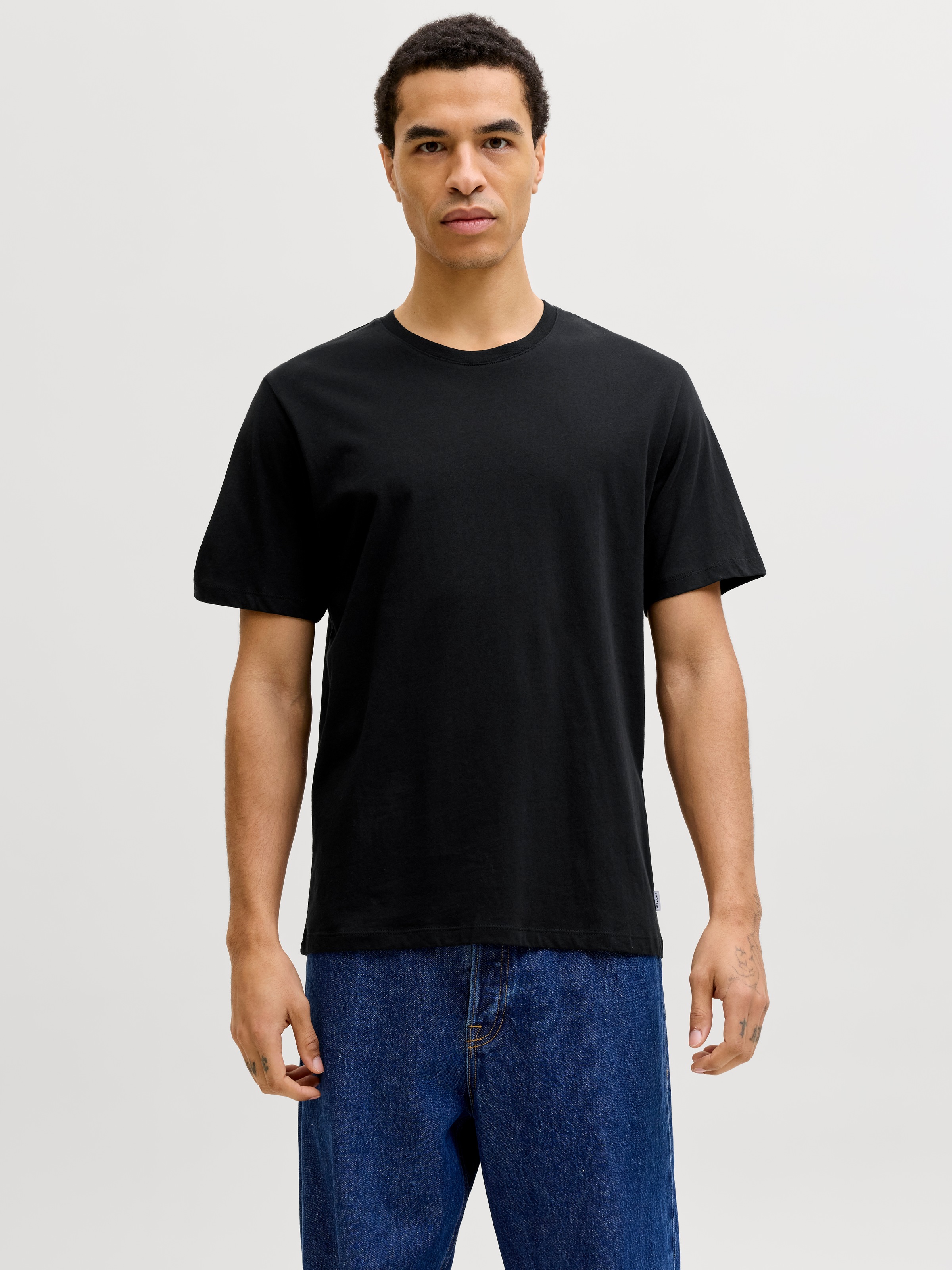 Jack & Jones Kurzarmshirt "JJEORGANIC BASIC TEE SS O-NE 3PK MP NOOS" günstig online kaufen