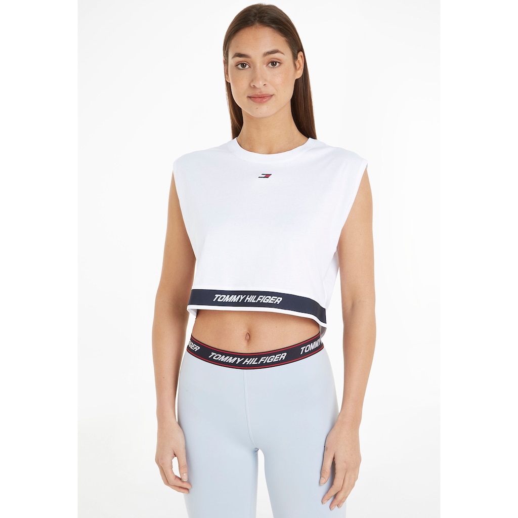 Tommy Hilfiger Sport T-Shirt »RELAXED TAPE C-NK TANK« mit Tommy Hilfiger Sport Markenlabel