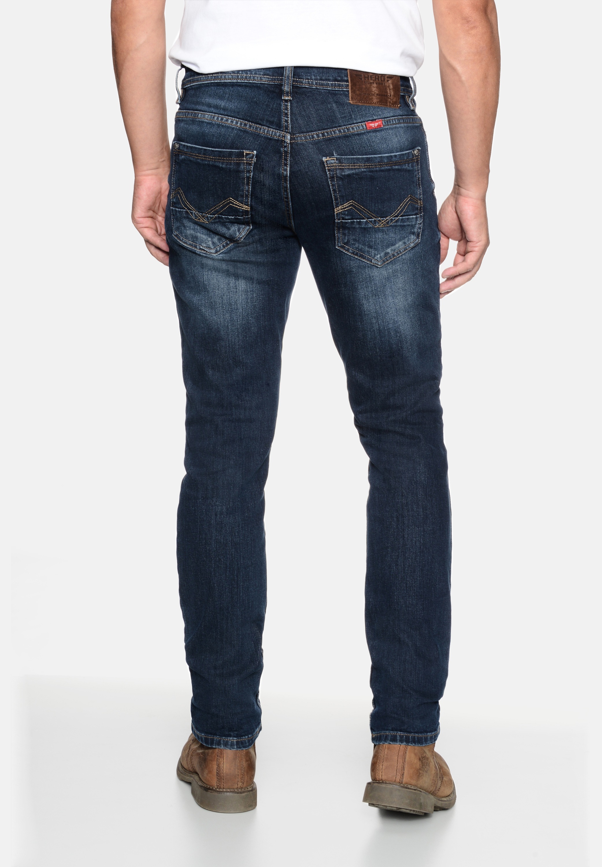 HERO by John Medoox 5-Pocket-Jeans "Portland Denim Slim Straight Stretch Je günstig online kaufen