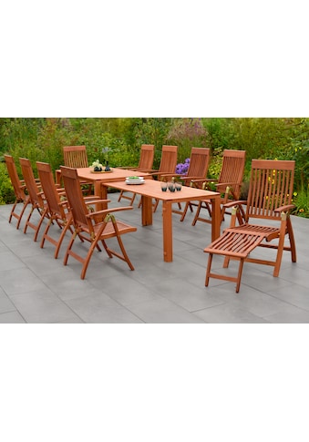 MERXX Garten-Essgruppe »Comodoro« (Set 11 tl...