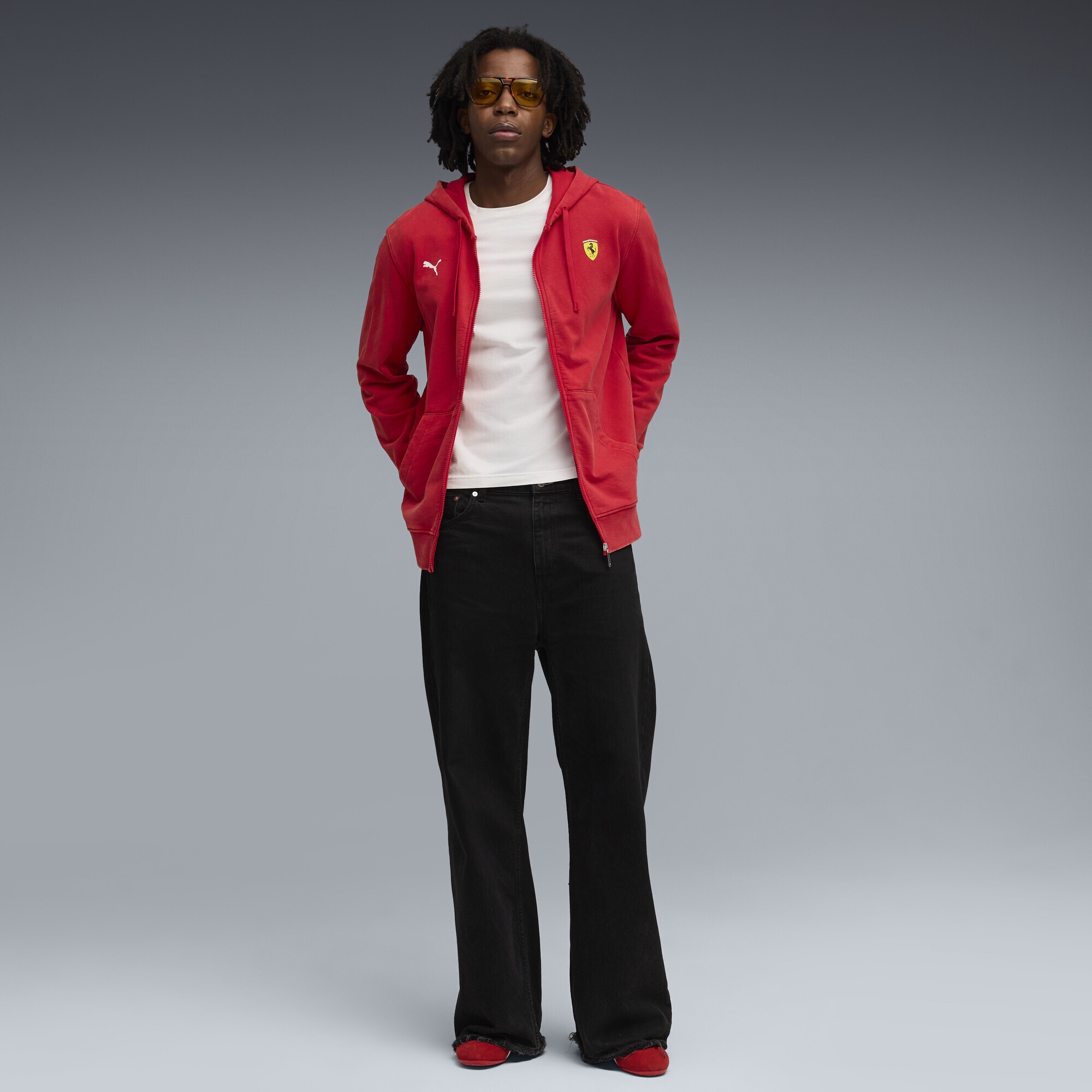 PUMA Sweatjacke »Scuderia Ferrari Sportswear Sweat-Kapuzenjacke Herren«